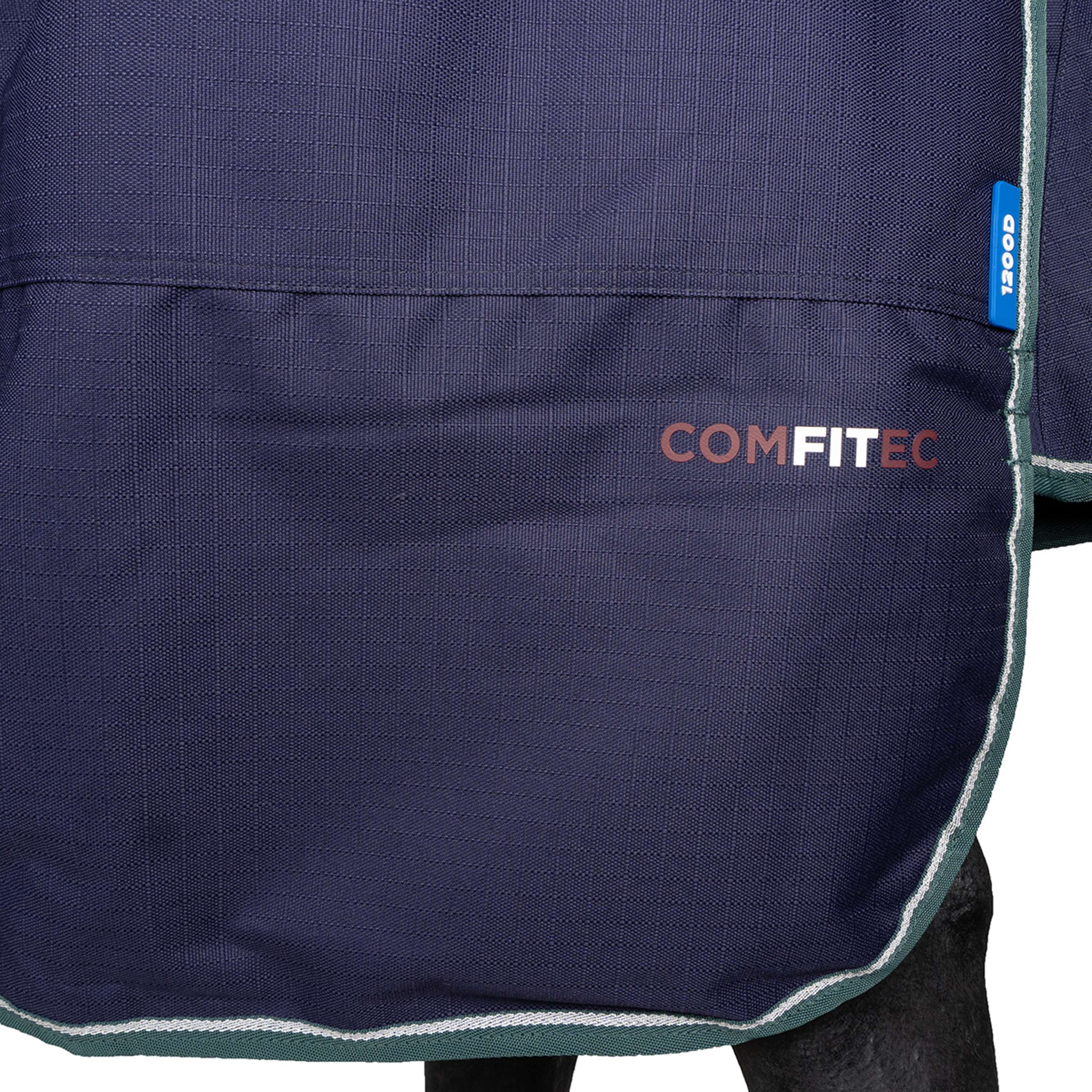 WeatherBeeta ComFiTec Plus Dynamic Turnout High Neck 100g Navy/Forest Green