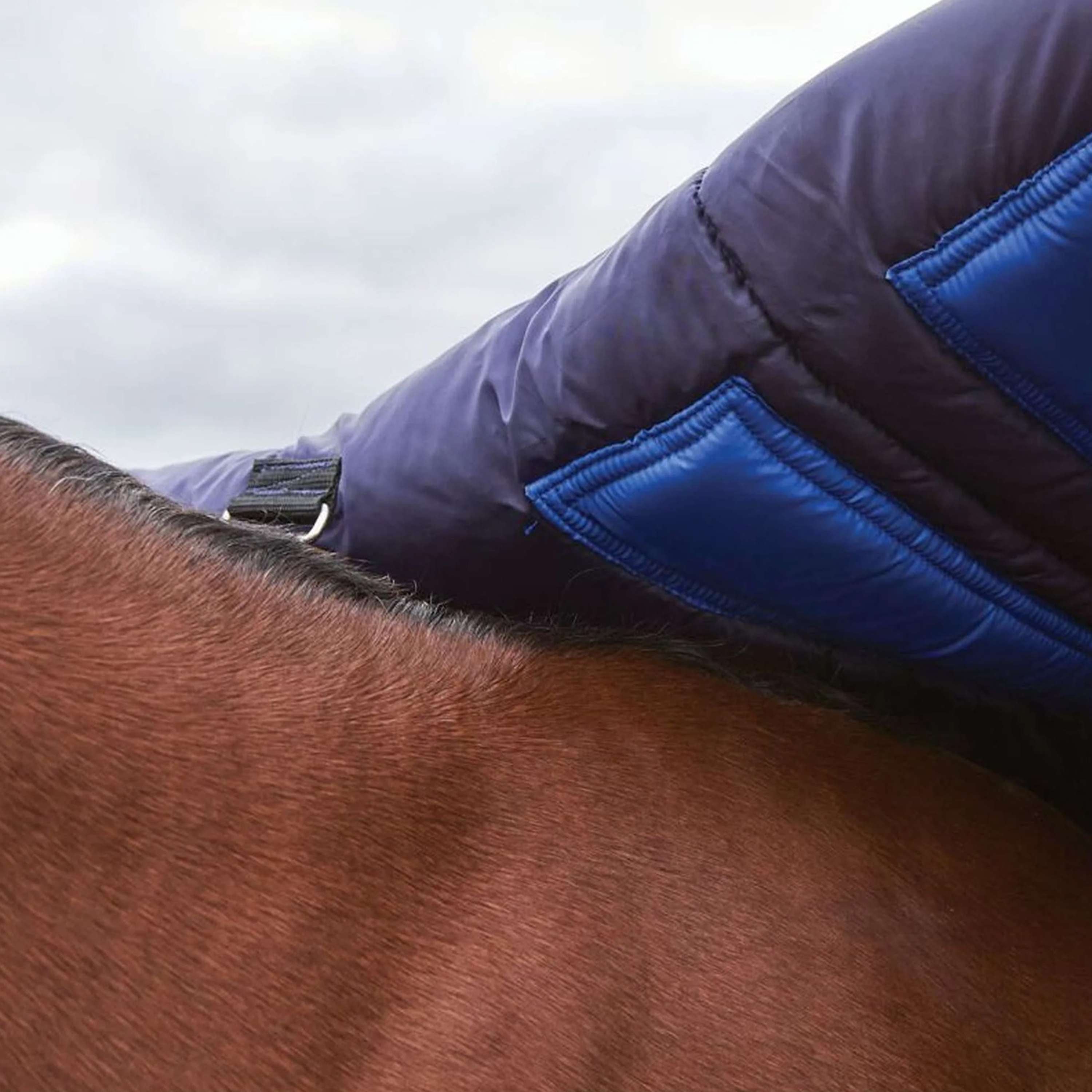 WeatherBeeta ComFiTec Plus Dynamic Turnout High Neck 100g Navy/Forest Green