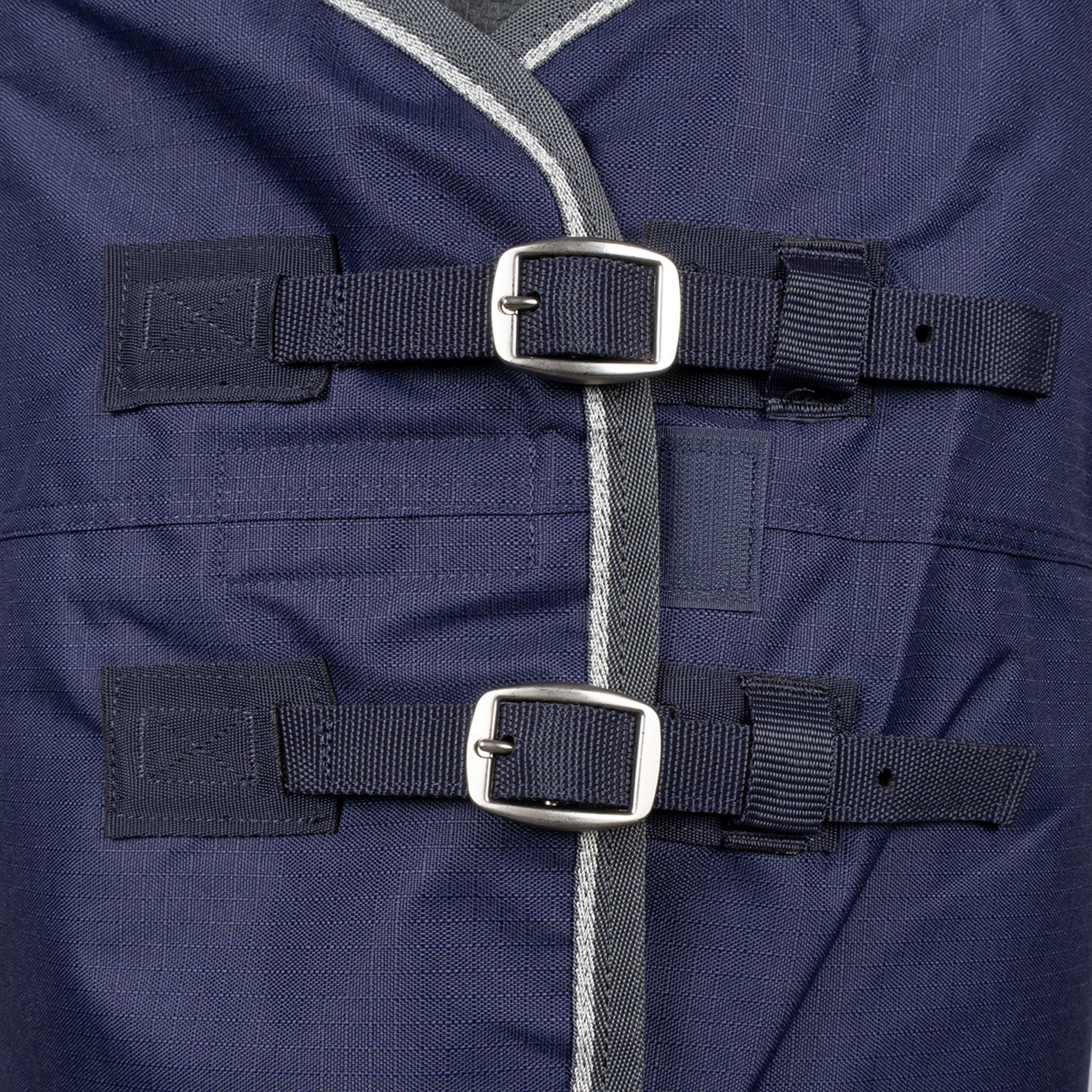 WeatherBeeta ComFiTec Tyro Turnout Standard Neck 50g Navy/Charcoal