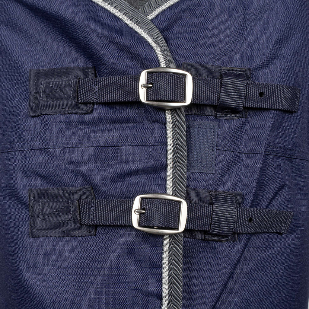 WeatherBeeta ComFiTec Tyro Turnout Standard Neck 50g Navy/Charcoal