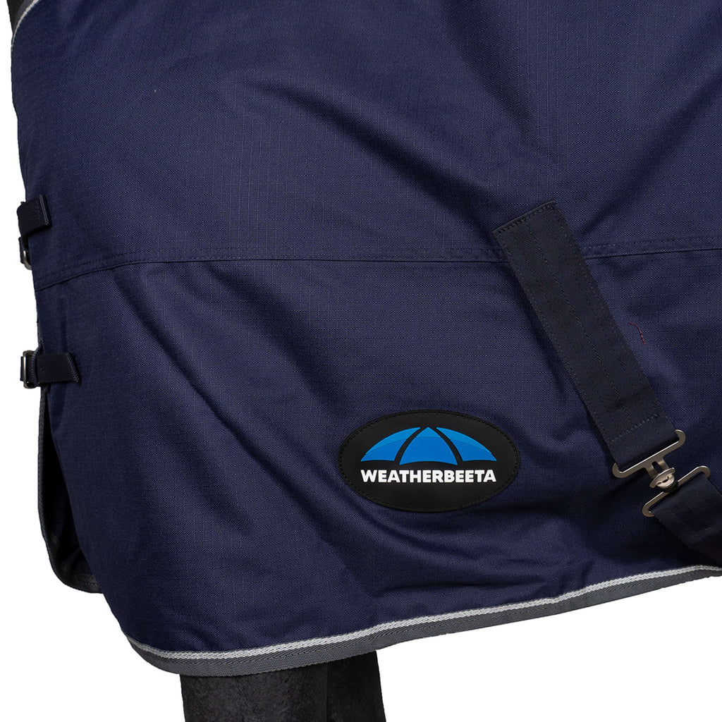 WeatherBeeta ComFiTec Tyro Turnout Standard Neck 50g Navy/Charcoal
