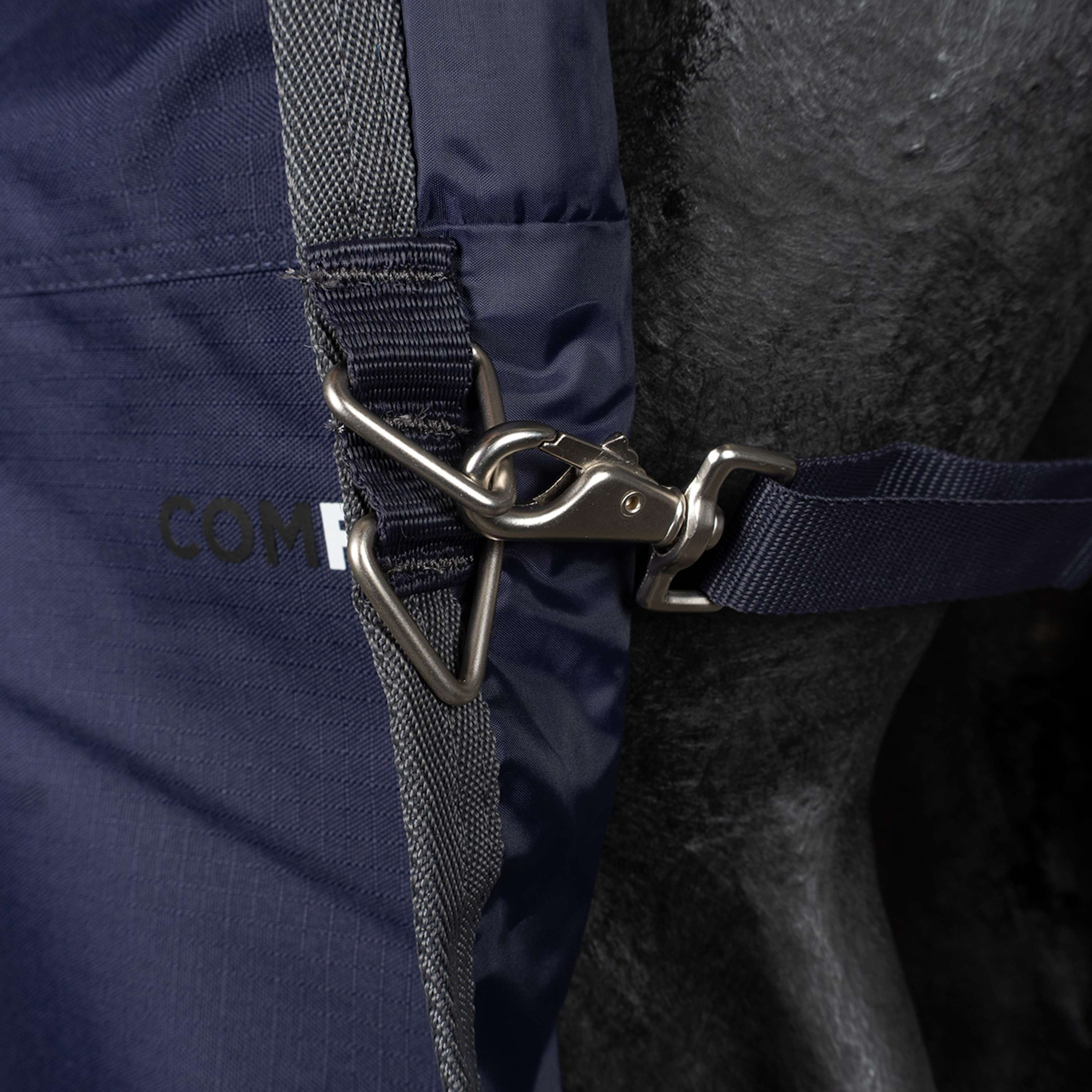 WeatherBeeta ComFiTec Tyro Turnout Standard Neck 50g Navy/Charcoal