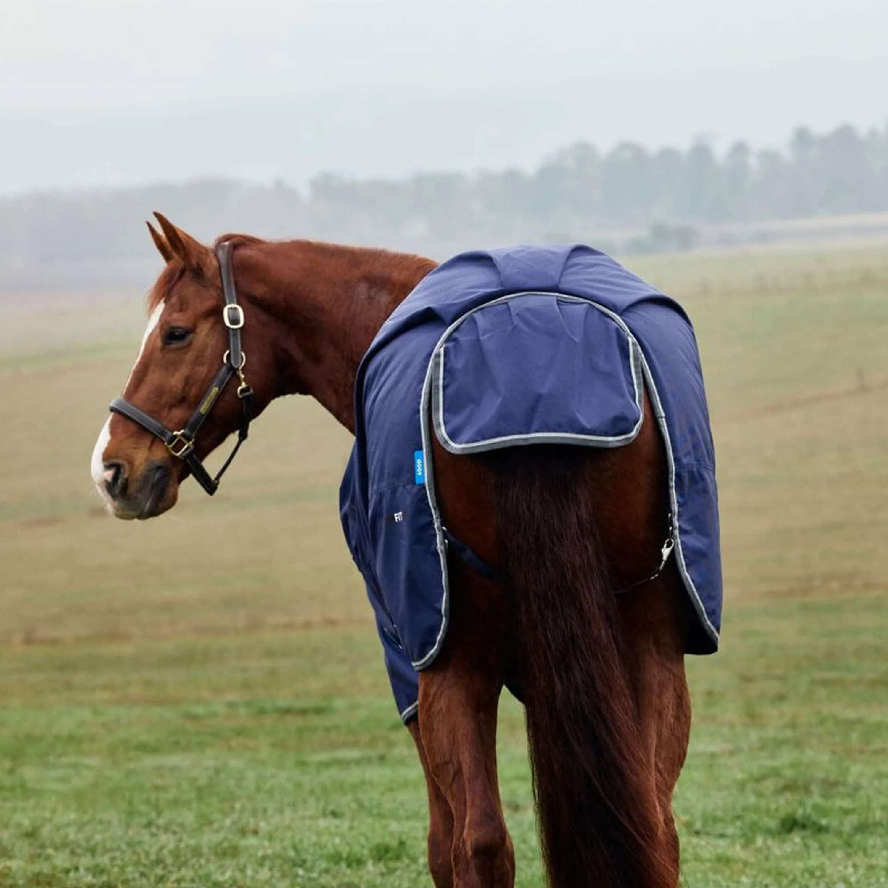 WeatherBeeta ComFiTec Tyro Turnout Standard Neck 50g Navy/Charcoal