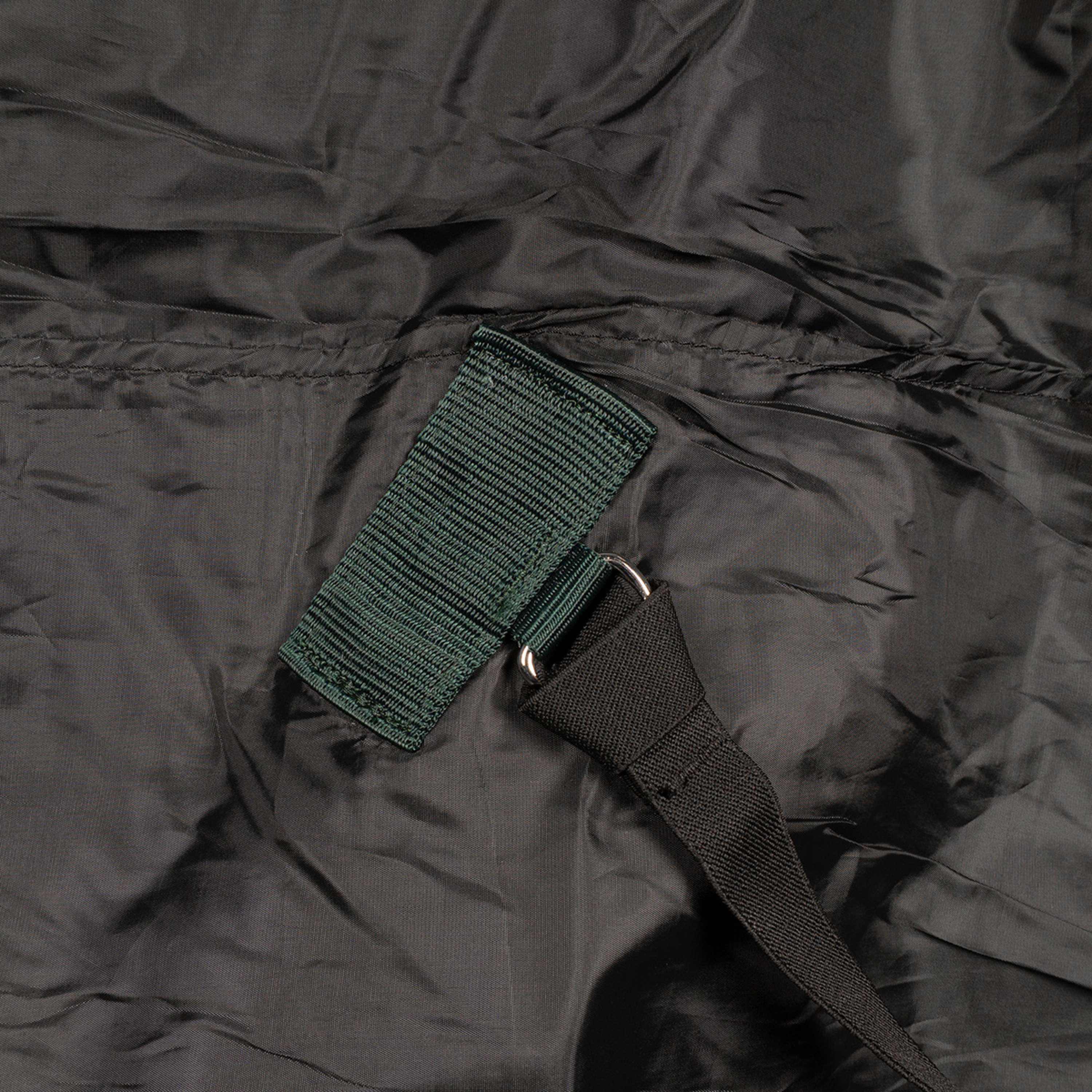 Agradi Horse Couverture d'Extérieur 1200D 0gr Bande Réfléchissante Vert