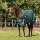 Agradi Horse Couverture d'Extérieur 1200D 0gr Bande Réfléchissante Vert