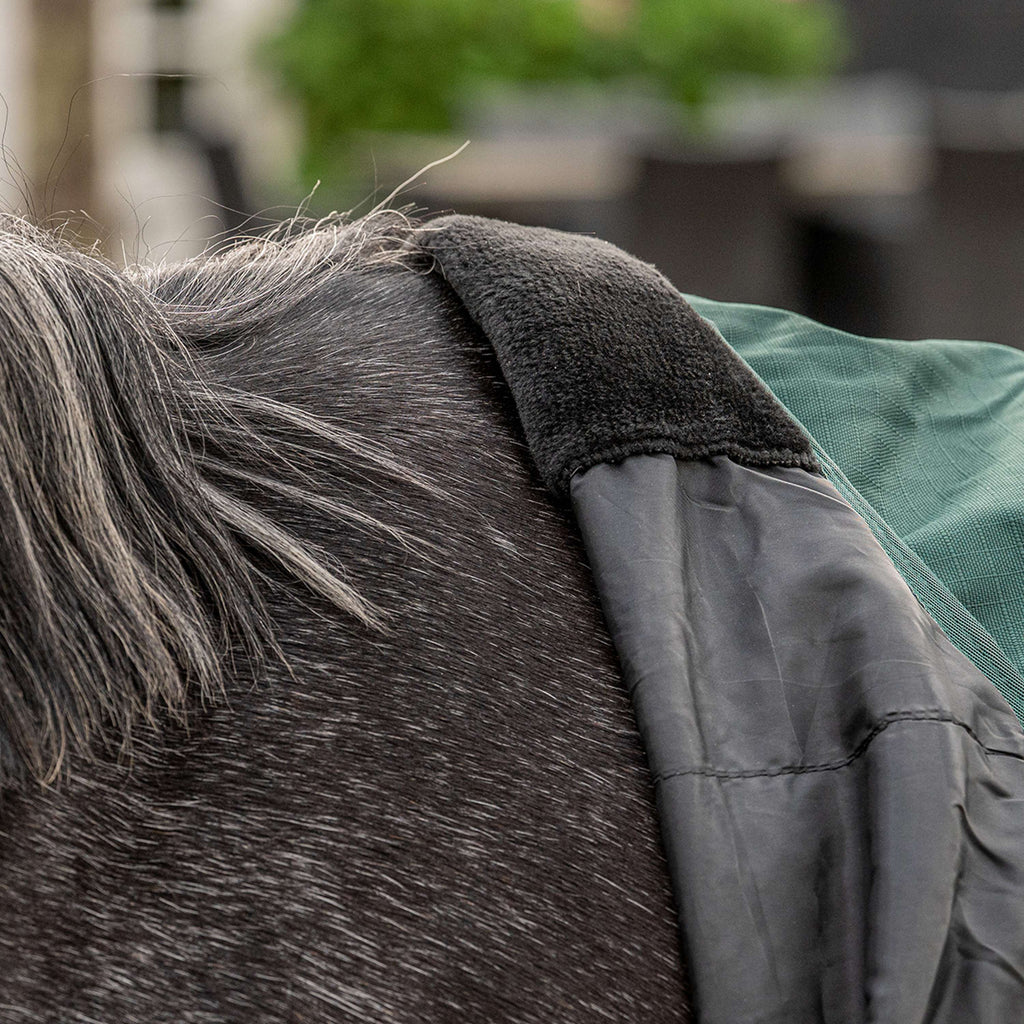 Agradi Horse Couverture d'Extérieur 1200D 0gr Bande Réfléchissante Vert