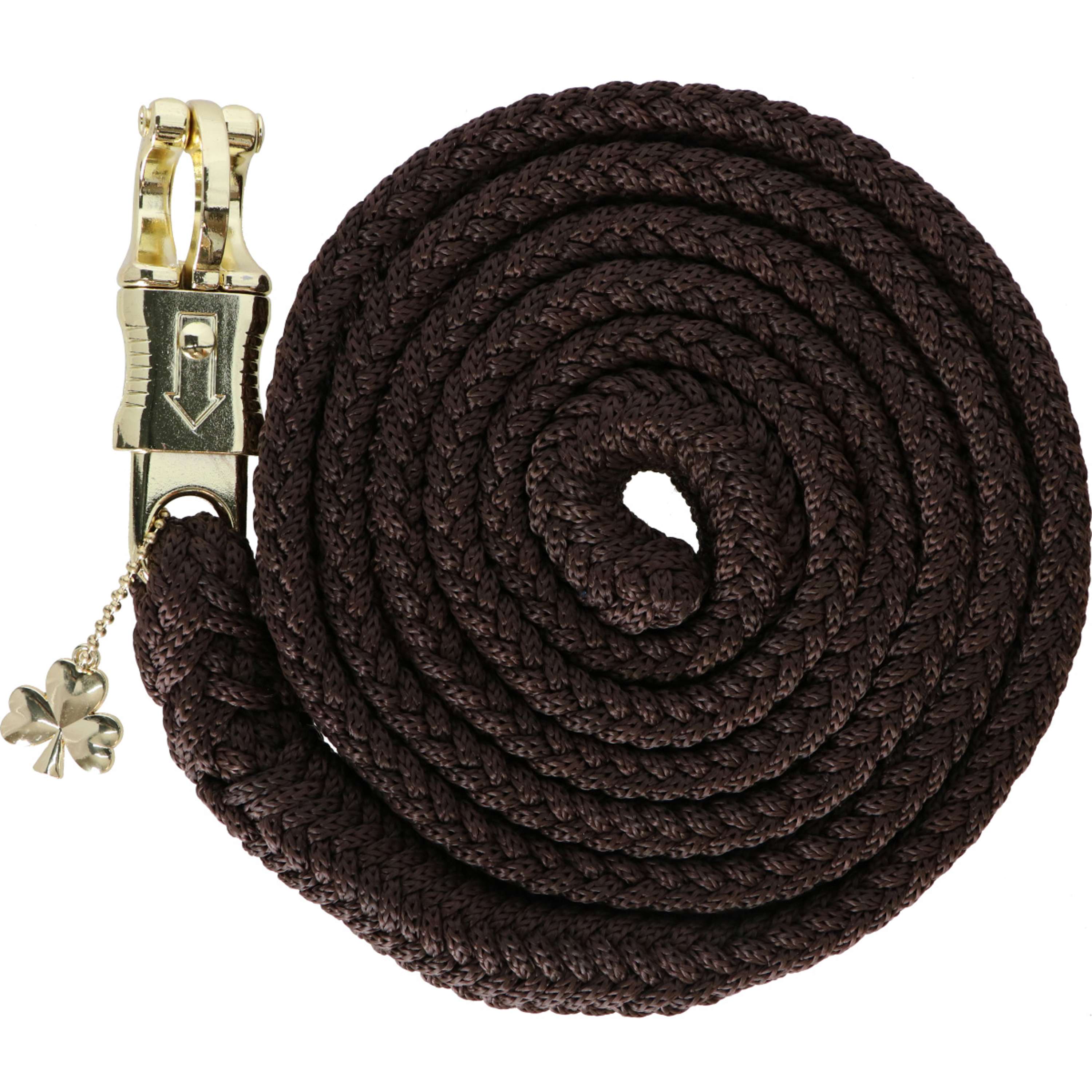 Bucas Corde pour Licol Comfort avec Crochet Panique Marron/Marron