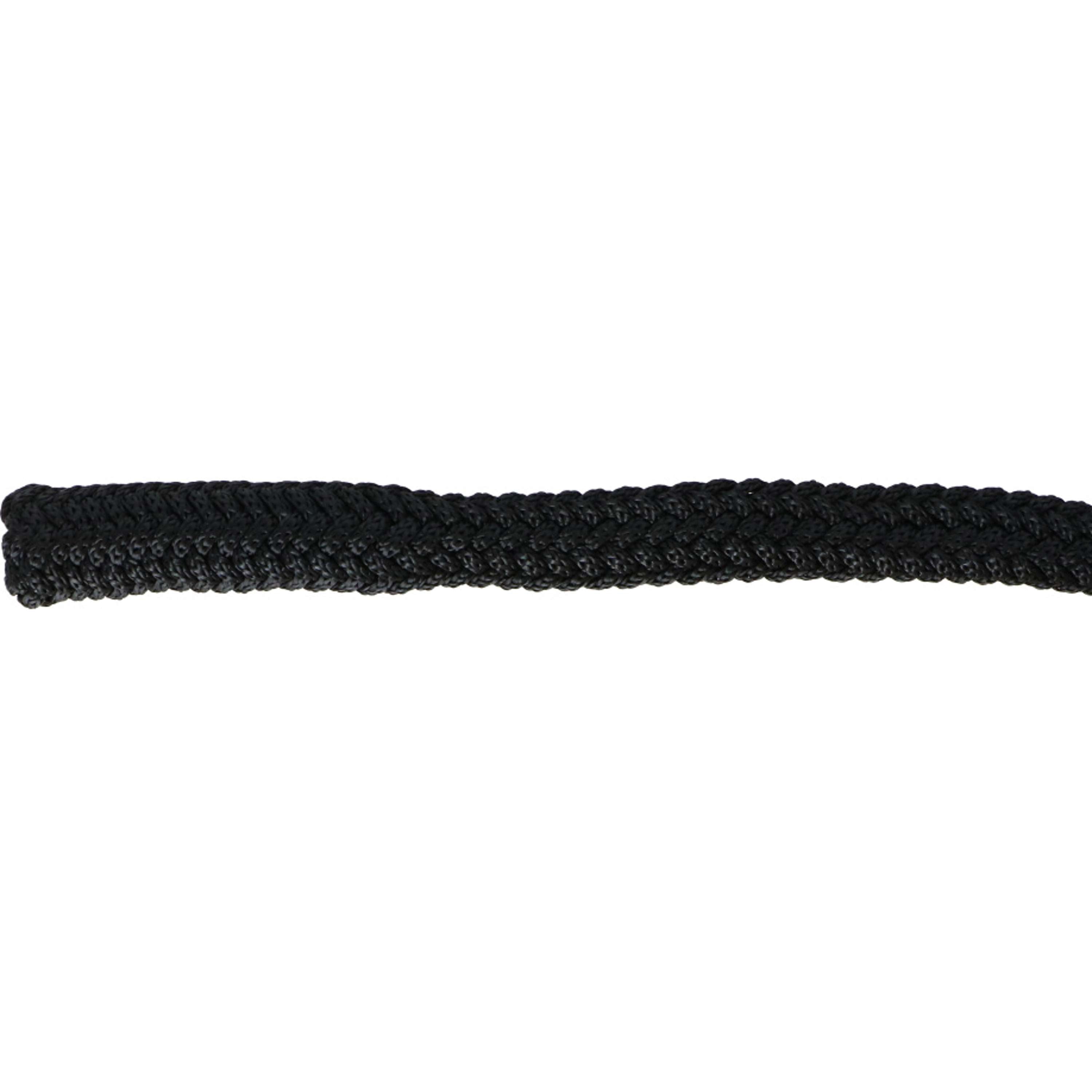 Bucas Corde pour Licol Comfort avec Mousqueton Noir/Noir