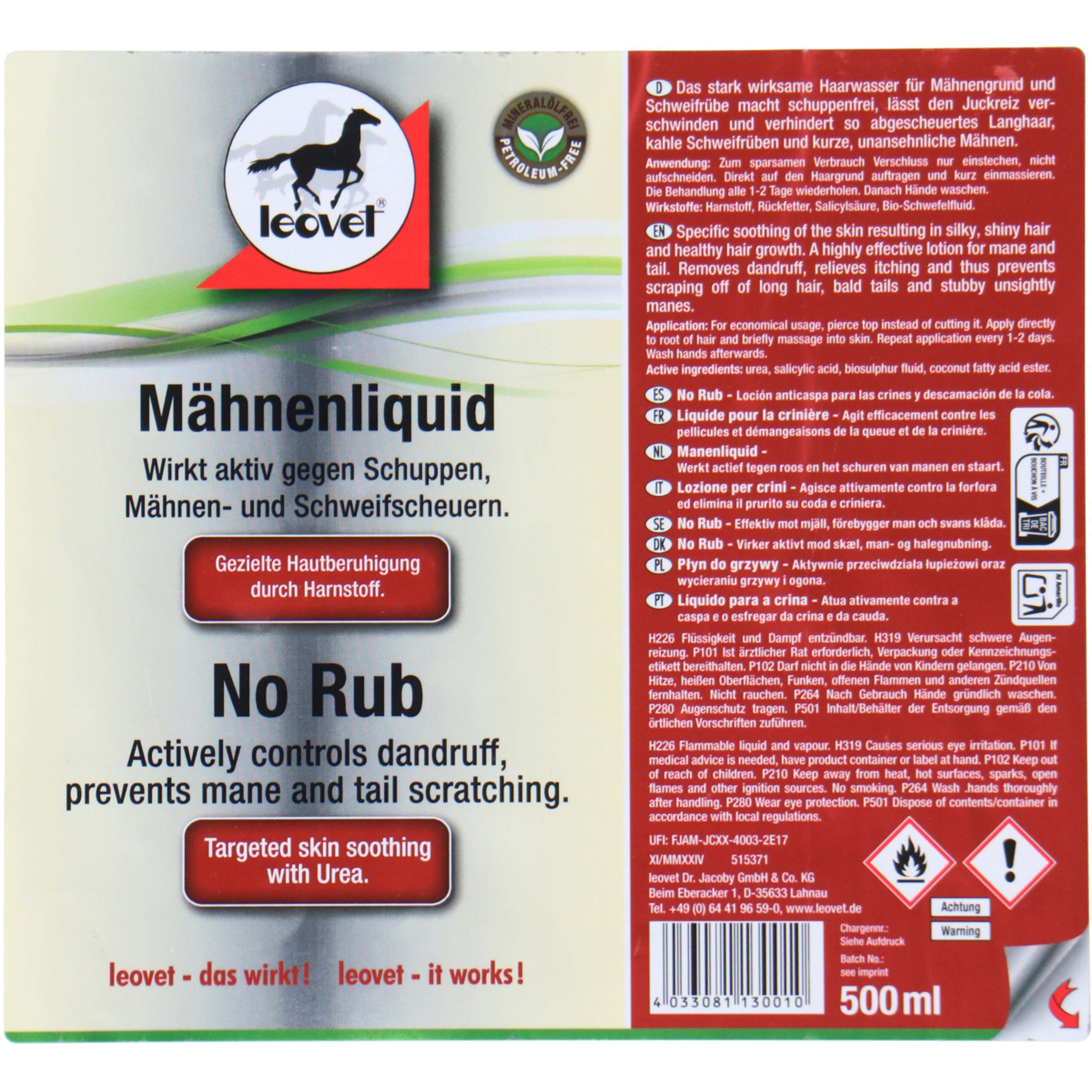 Leovet Liquide pour Crinière