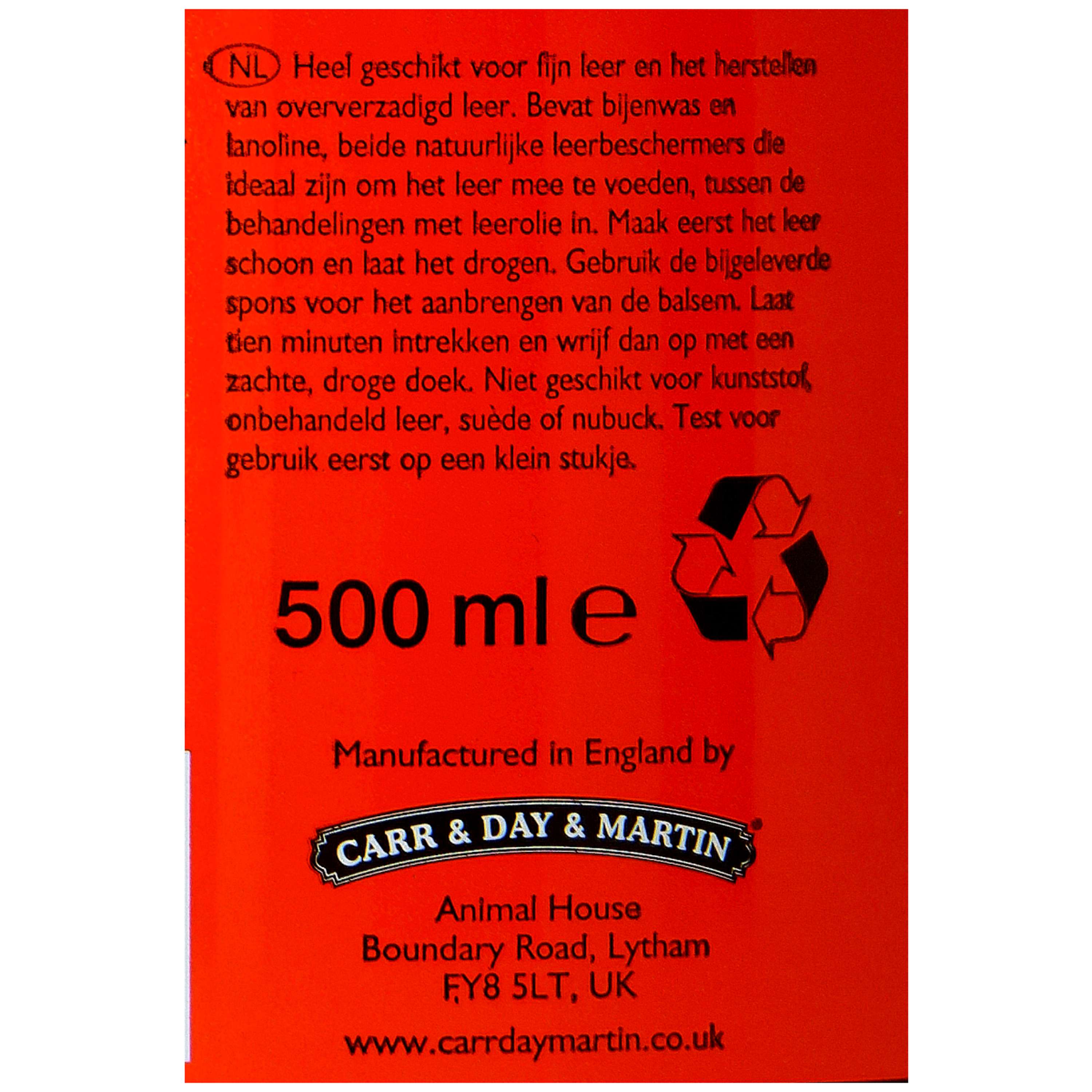 Carr & Day & Martin Baume pour Cuir Belvoir Conditioner