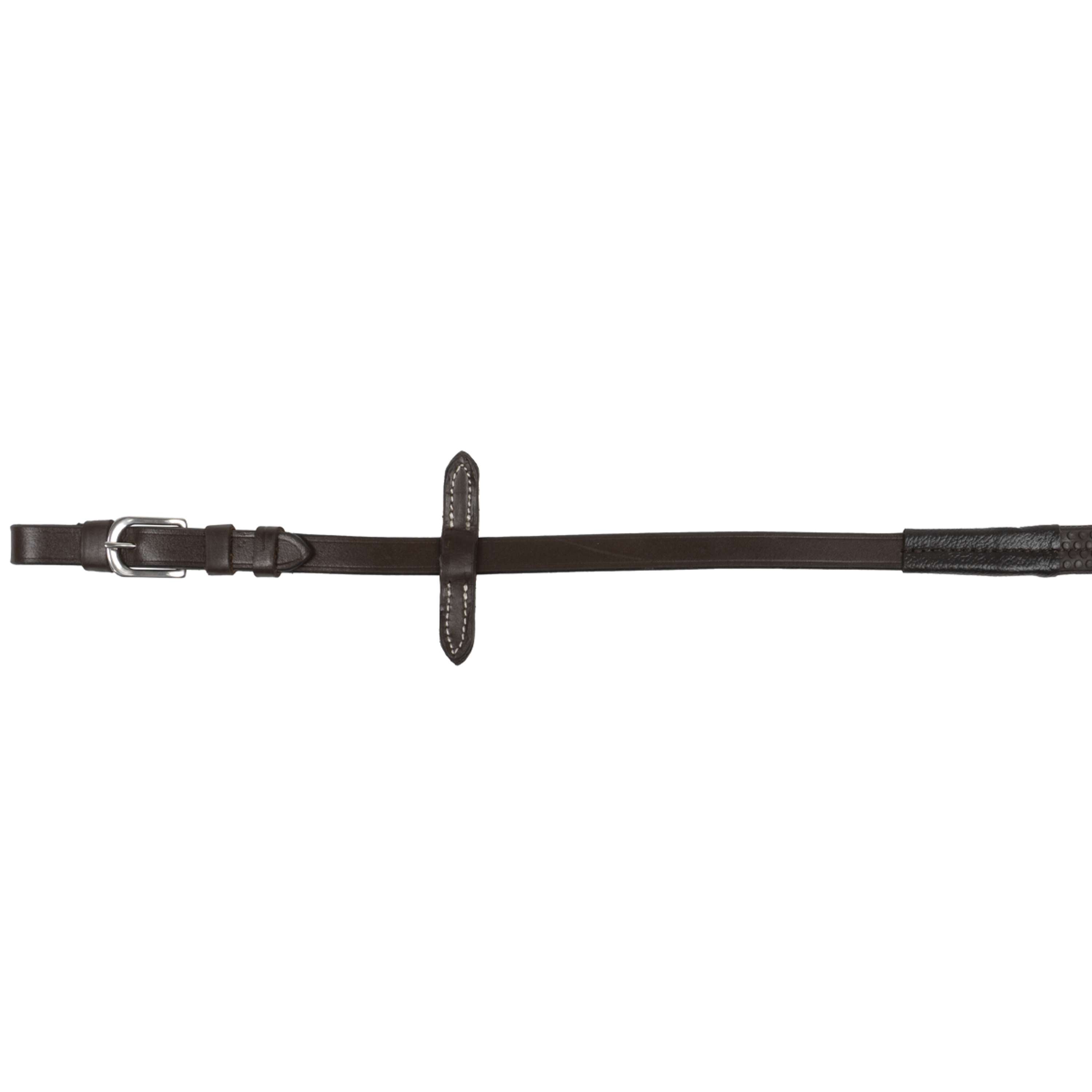 HKM Rênes avec Caoutchouc Marron