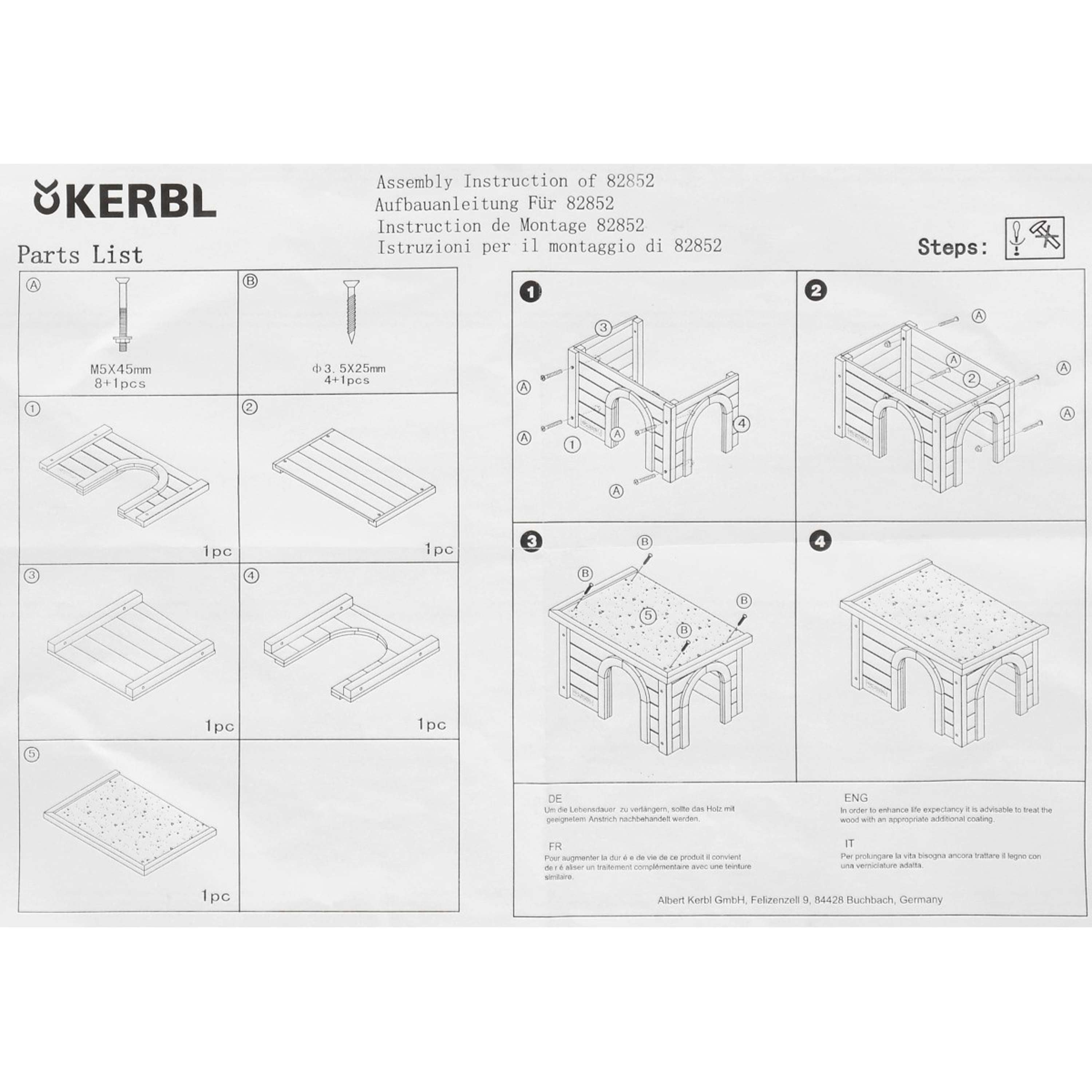 Kerbl Abri à Lapin