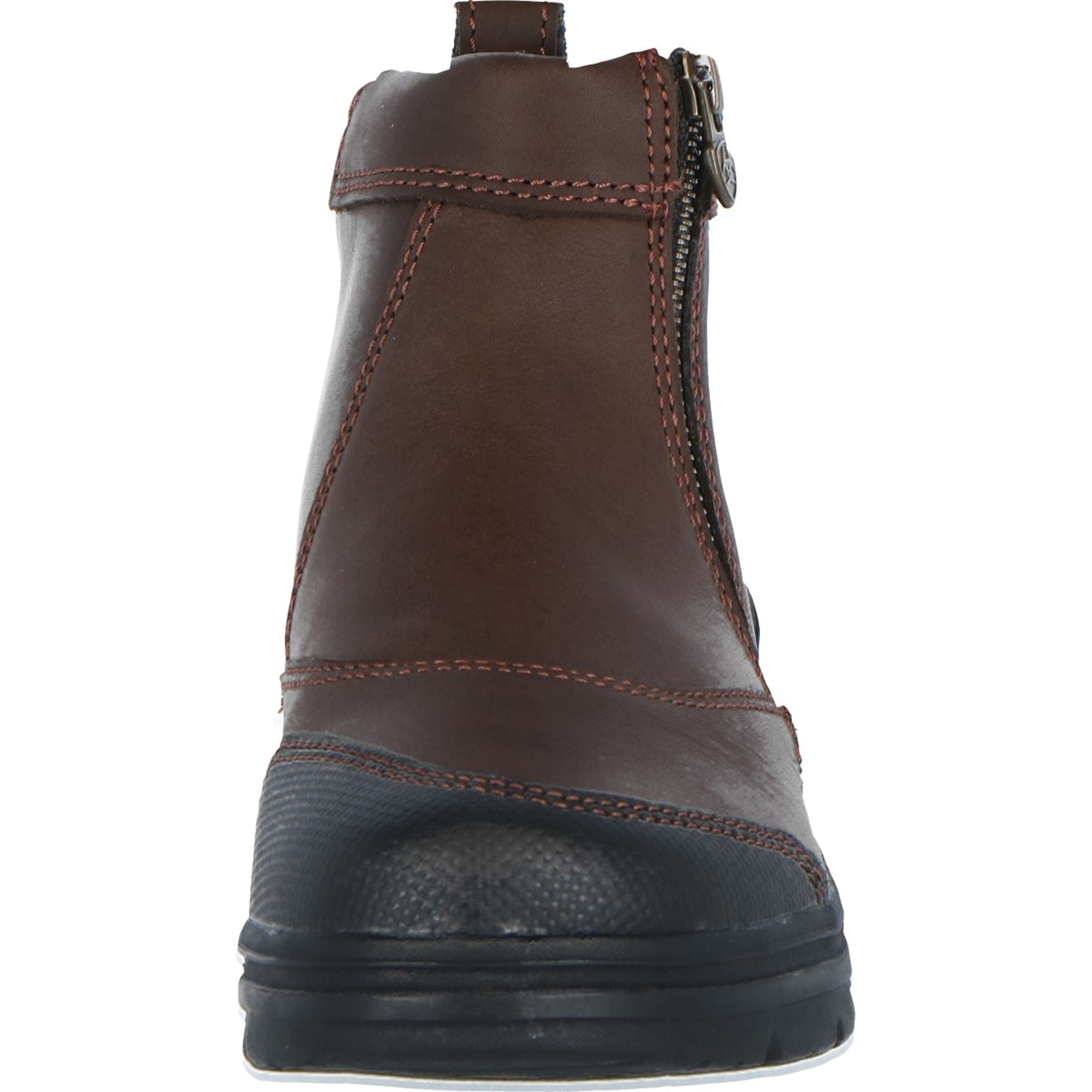 Ariat Chaussures d'Écurie Barnyard Side Zip Marron foncé