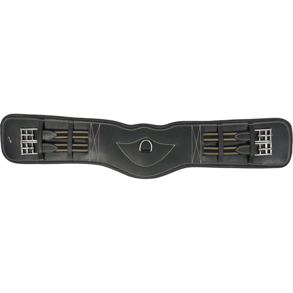 HORKA Sangle de Dressage Cuir Noir/Argent