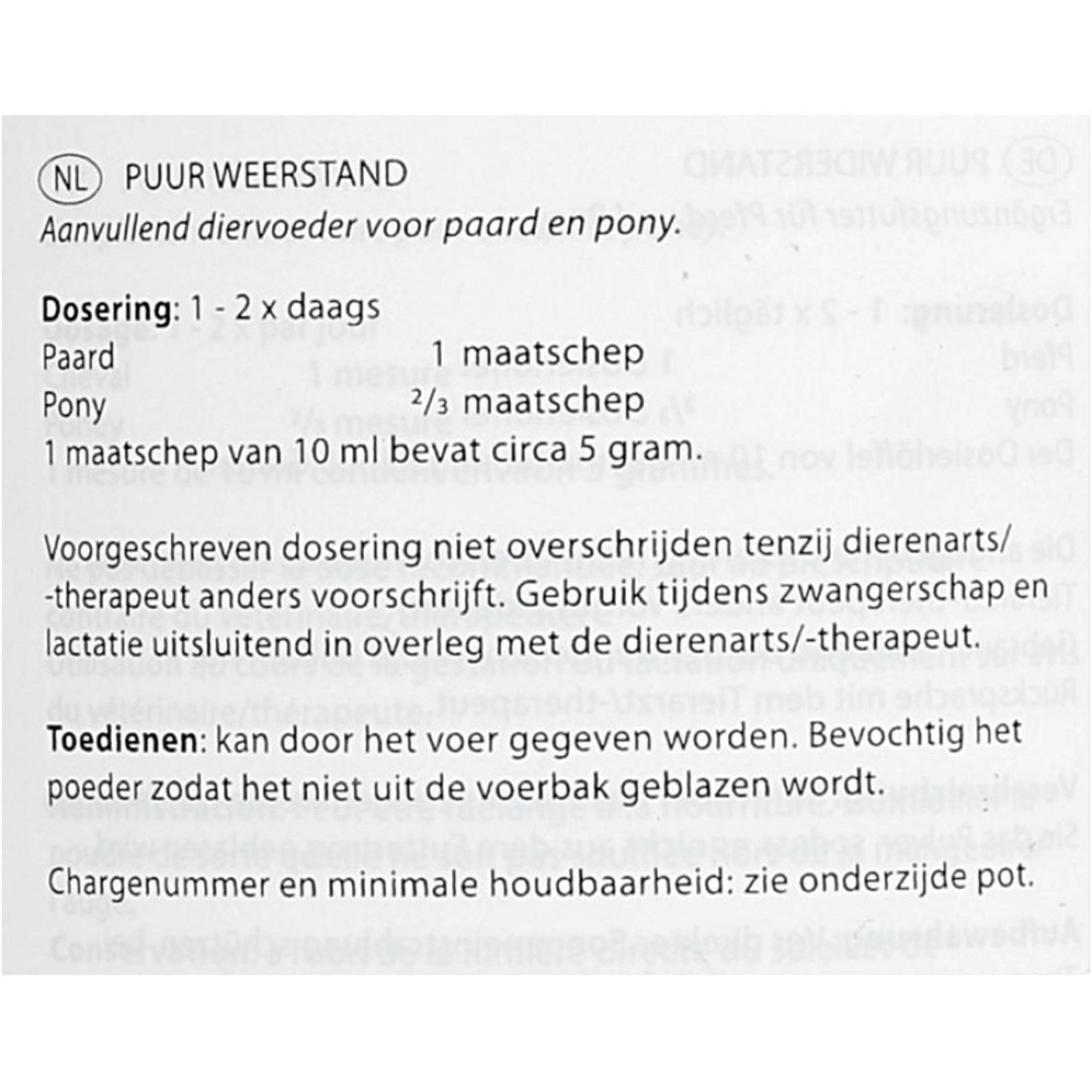 PUUR Résistance Cheval et Poney