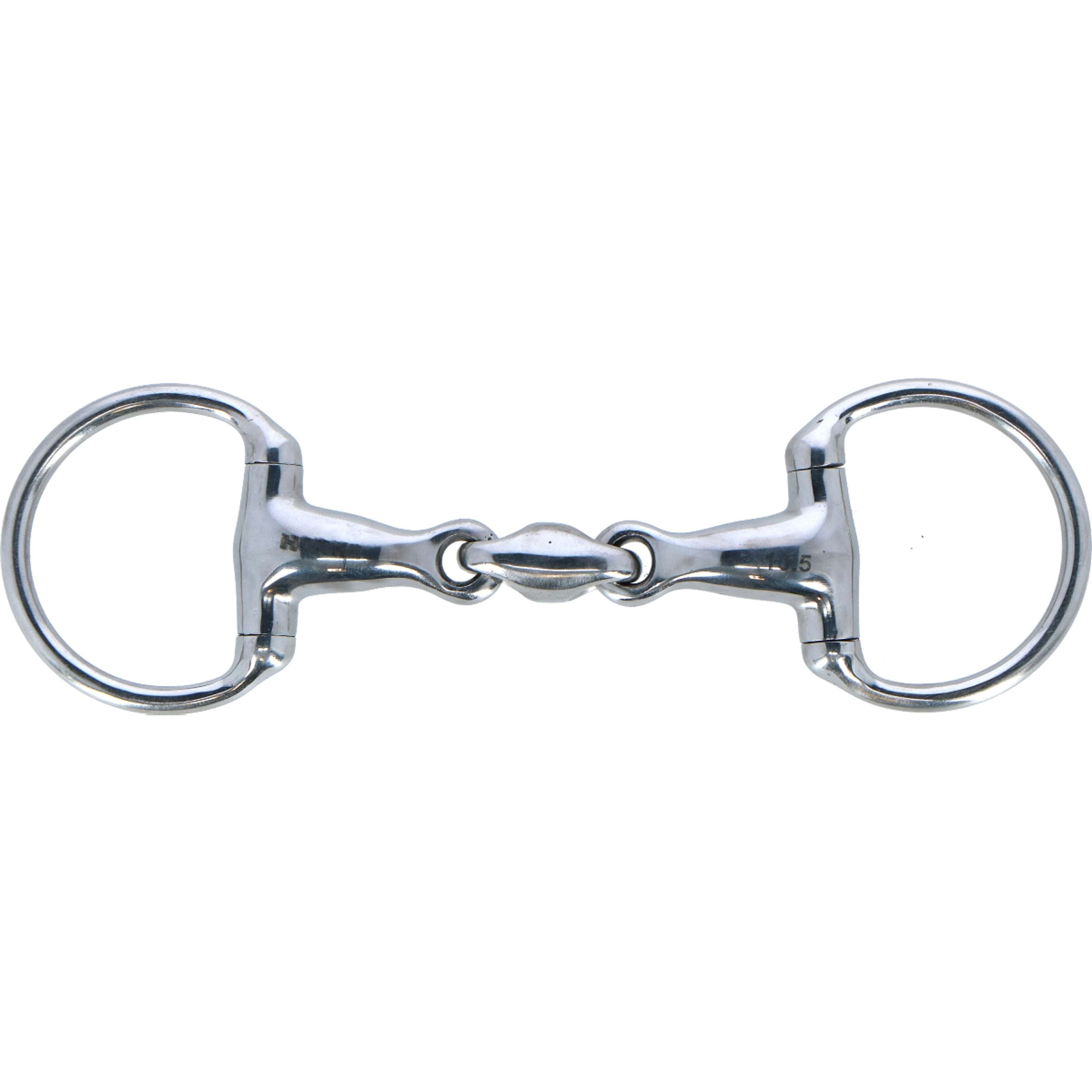 HORKA Mors à Olive Double Brisure Acier Inoxydable 18mm Acier inoxydable