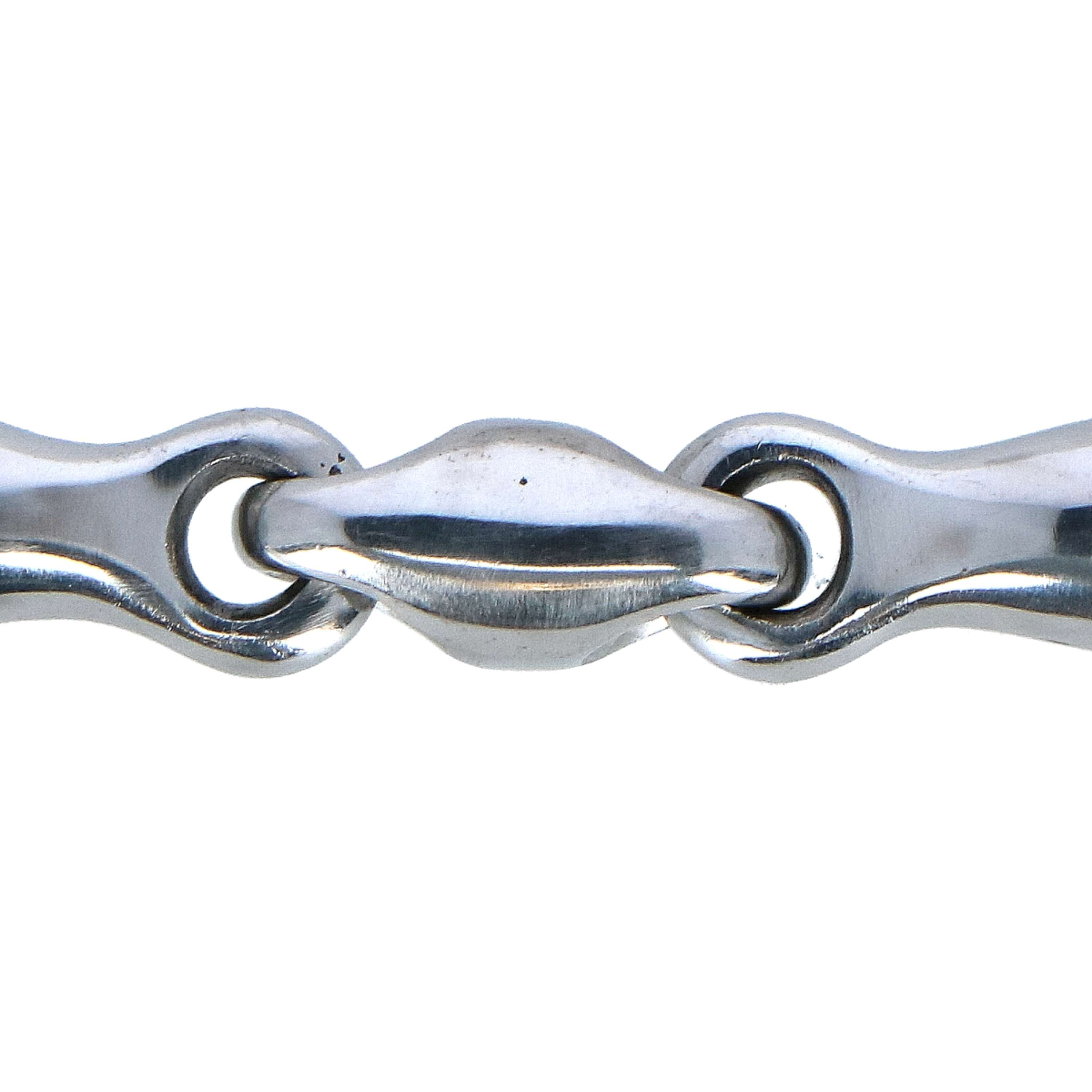 HORKA Mors à Olive Double Brisure Acier Inoxydable 18mm Acier inoxydable