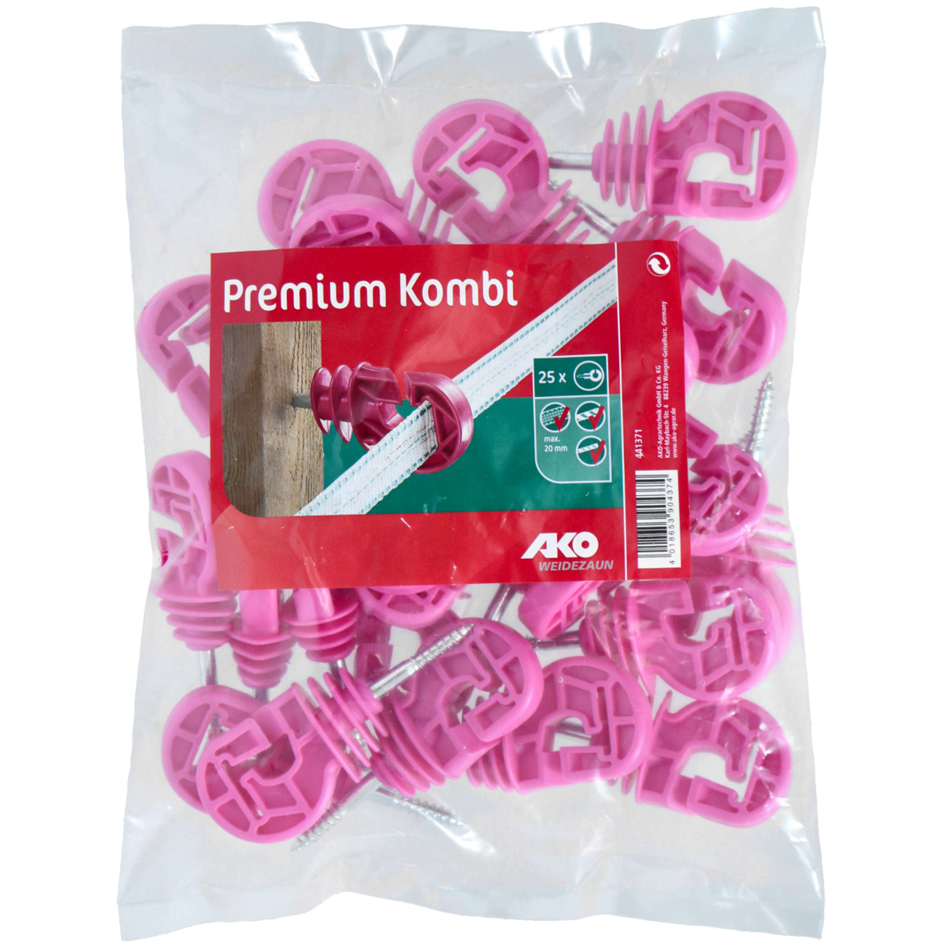 Ako Isolateur Combi Super 25 Pièces Rose