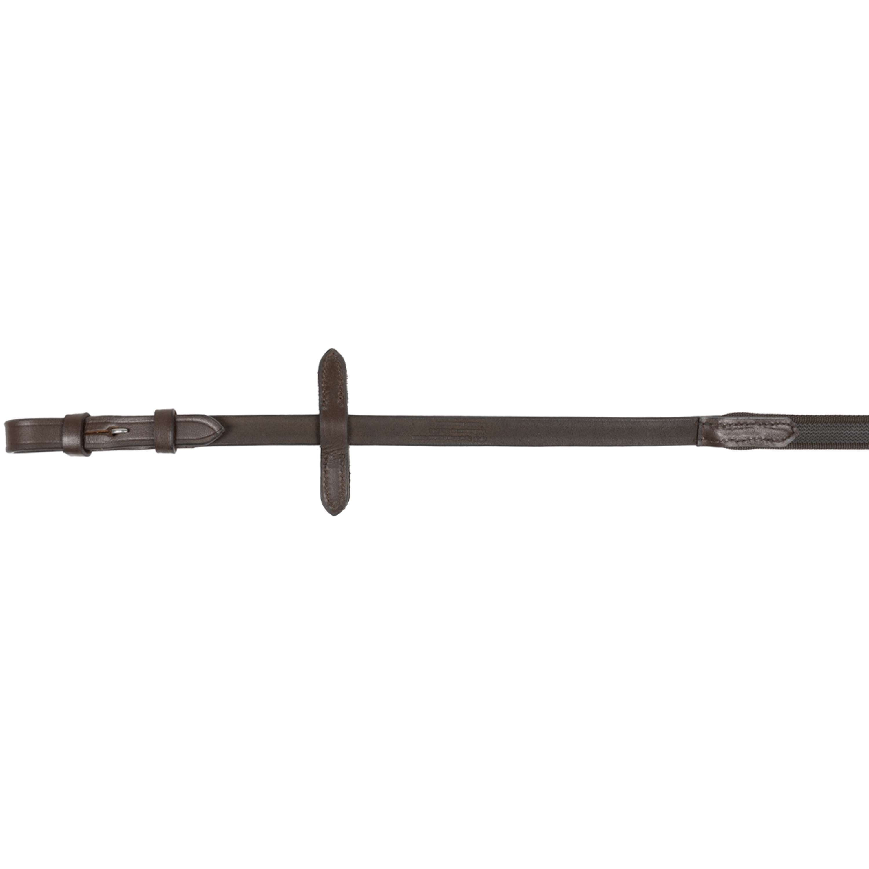 HKM Rênes Alterné avec Caoutchouc Marron