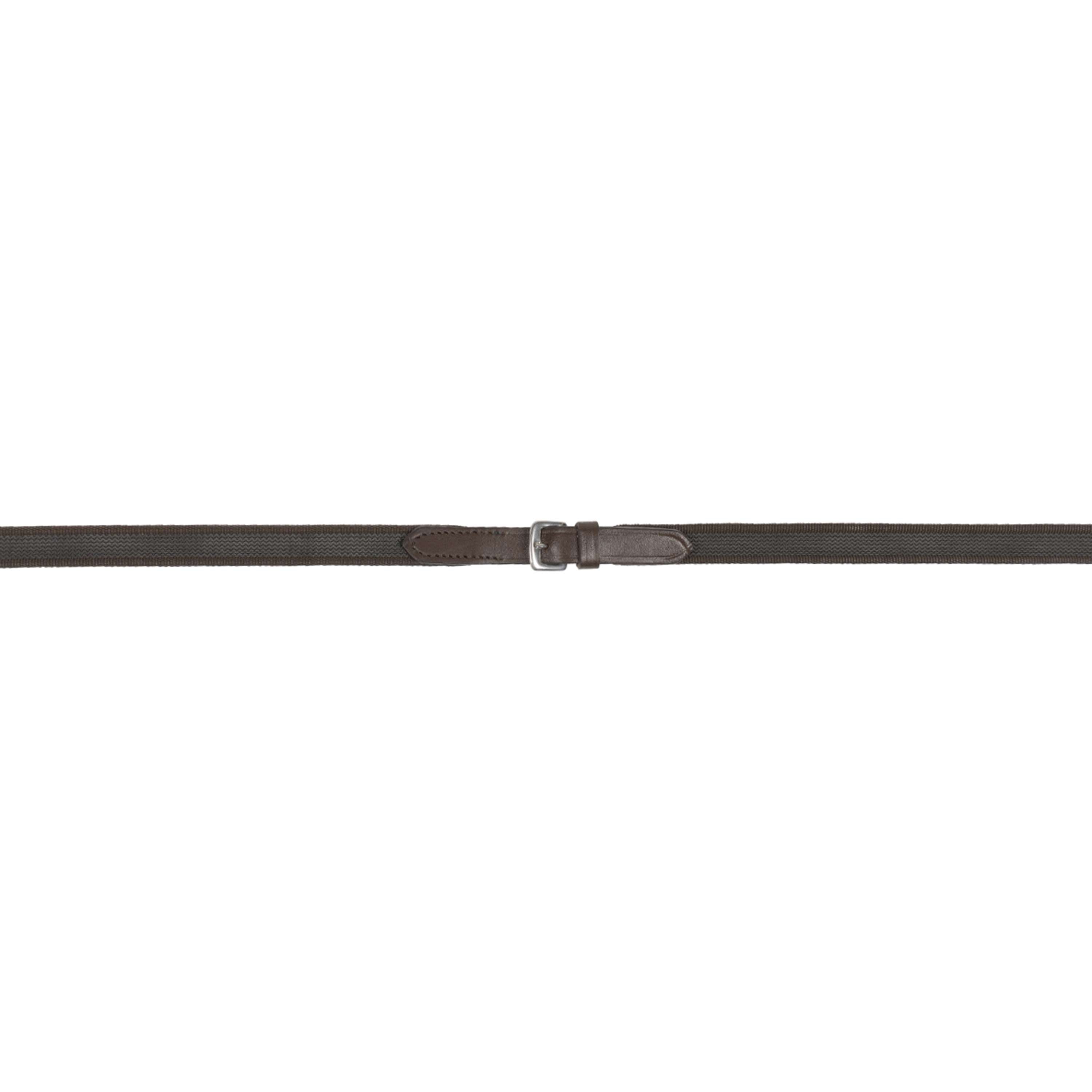HKM Rênes Alterné avec Caoutchouc Marron