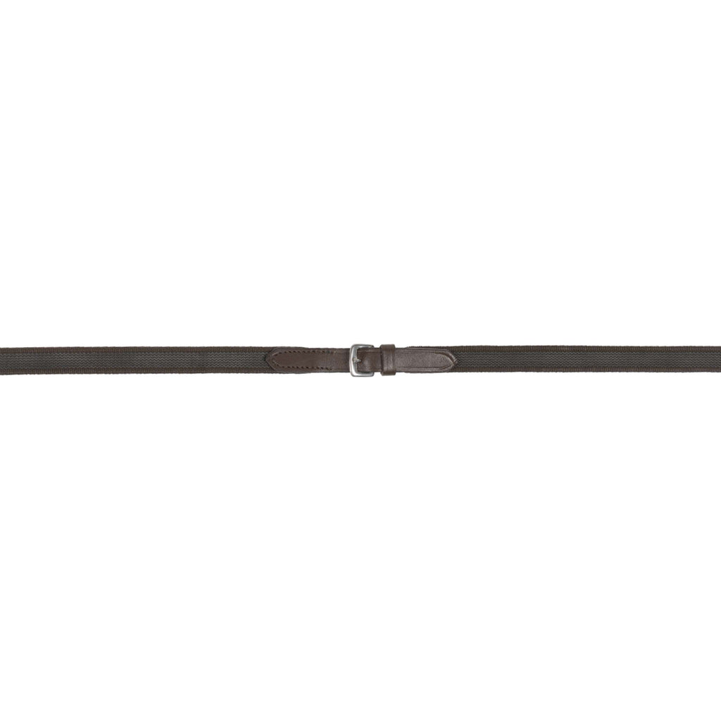 HKM Rênes Alterné avec Caoutchouc Marron