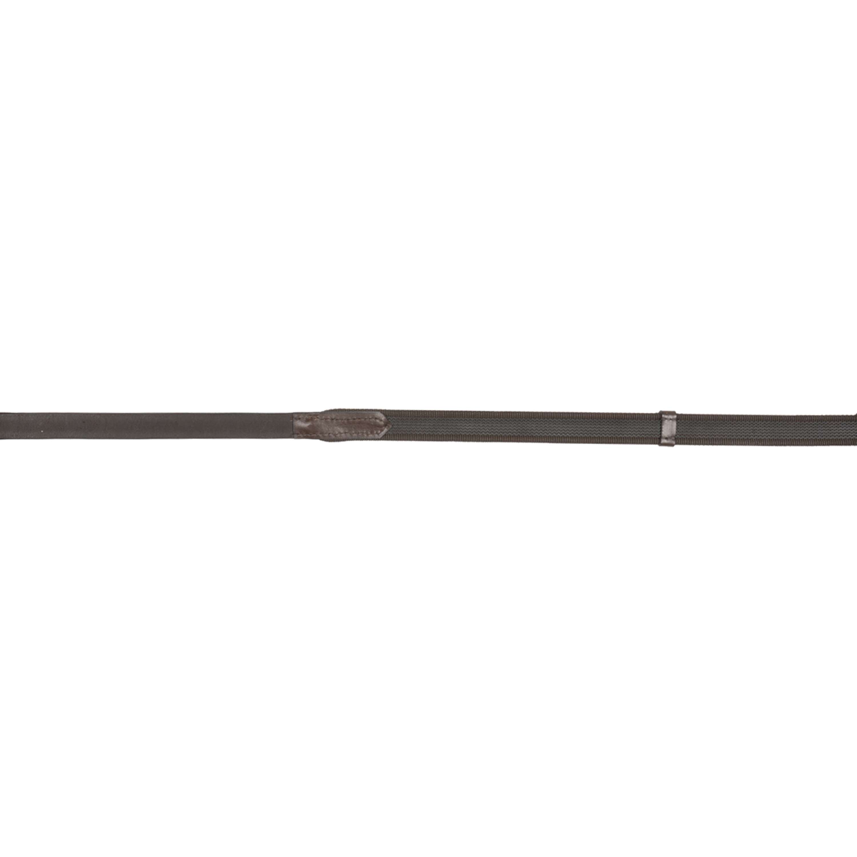 HKM Rênes Alterné avec Caoutchouc Marron