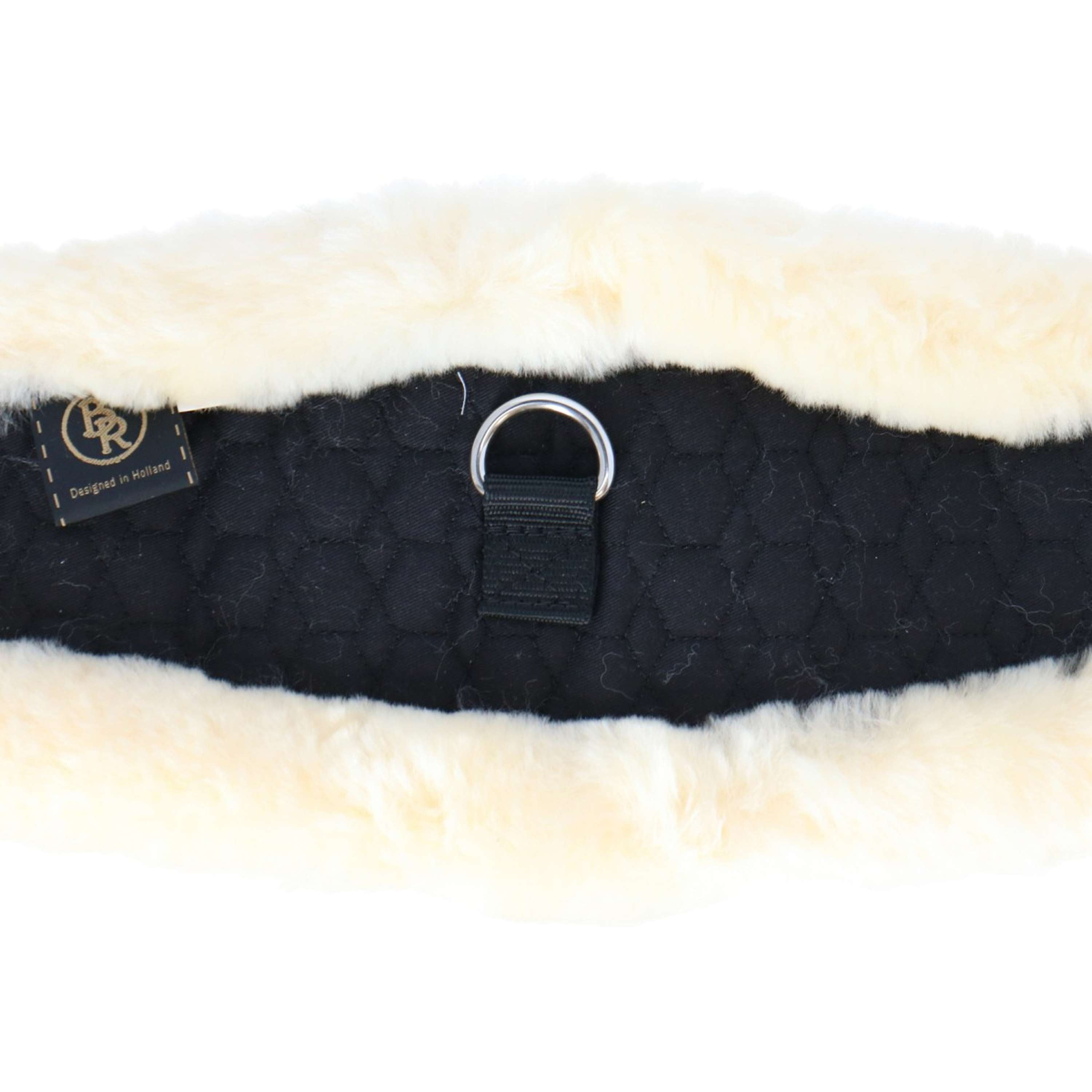 BR Sangle Eclipse Rond avec Sheepskin Noir
