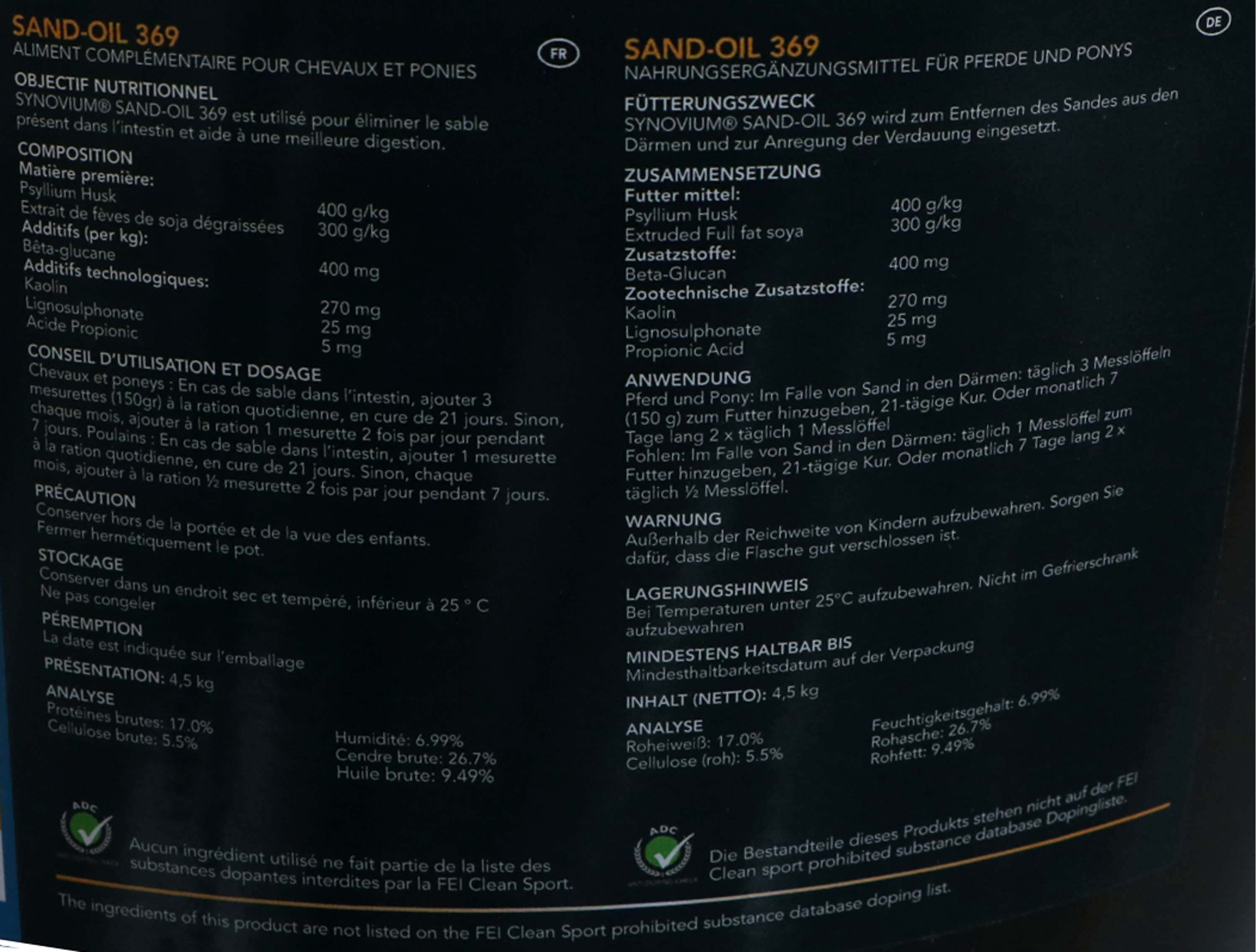 Synovium Sand-Oil