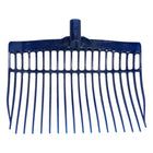 Vplast Fourche à Fumier Plastique sans Manche Bleu