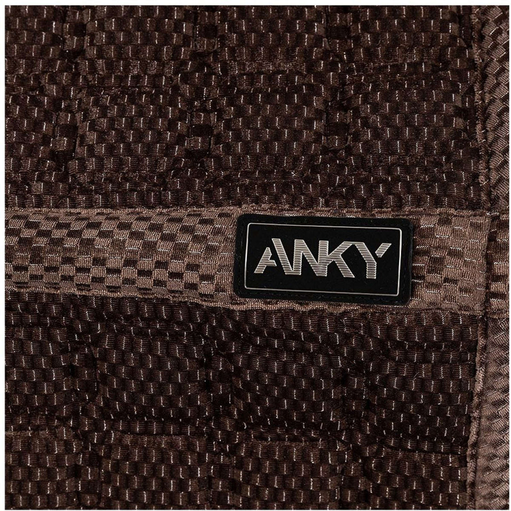 ANKY Tapis de Selle Check Velvet XB25003 Dressage Deep Taupe
