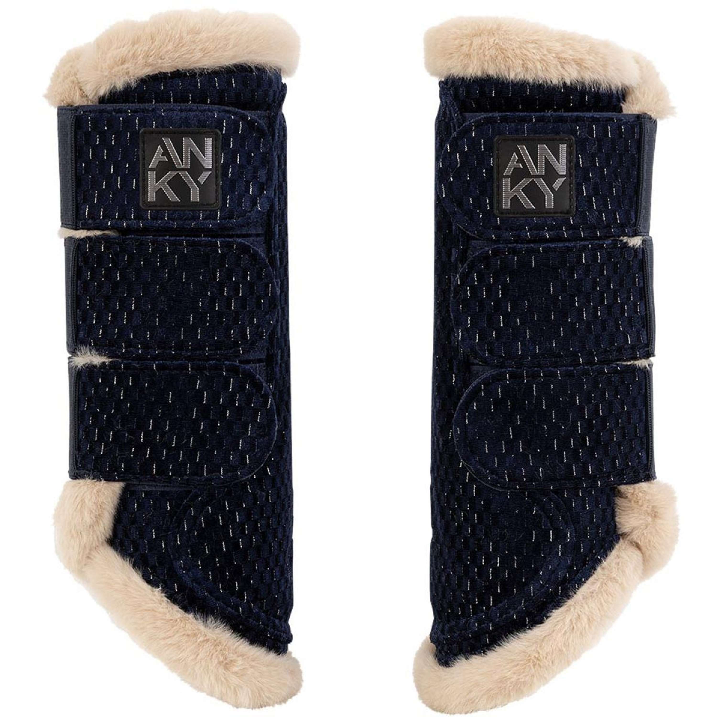 ANKY Dressage Boots Check Velvet ATB25005 Midnight Blue