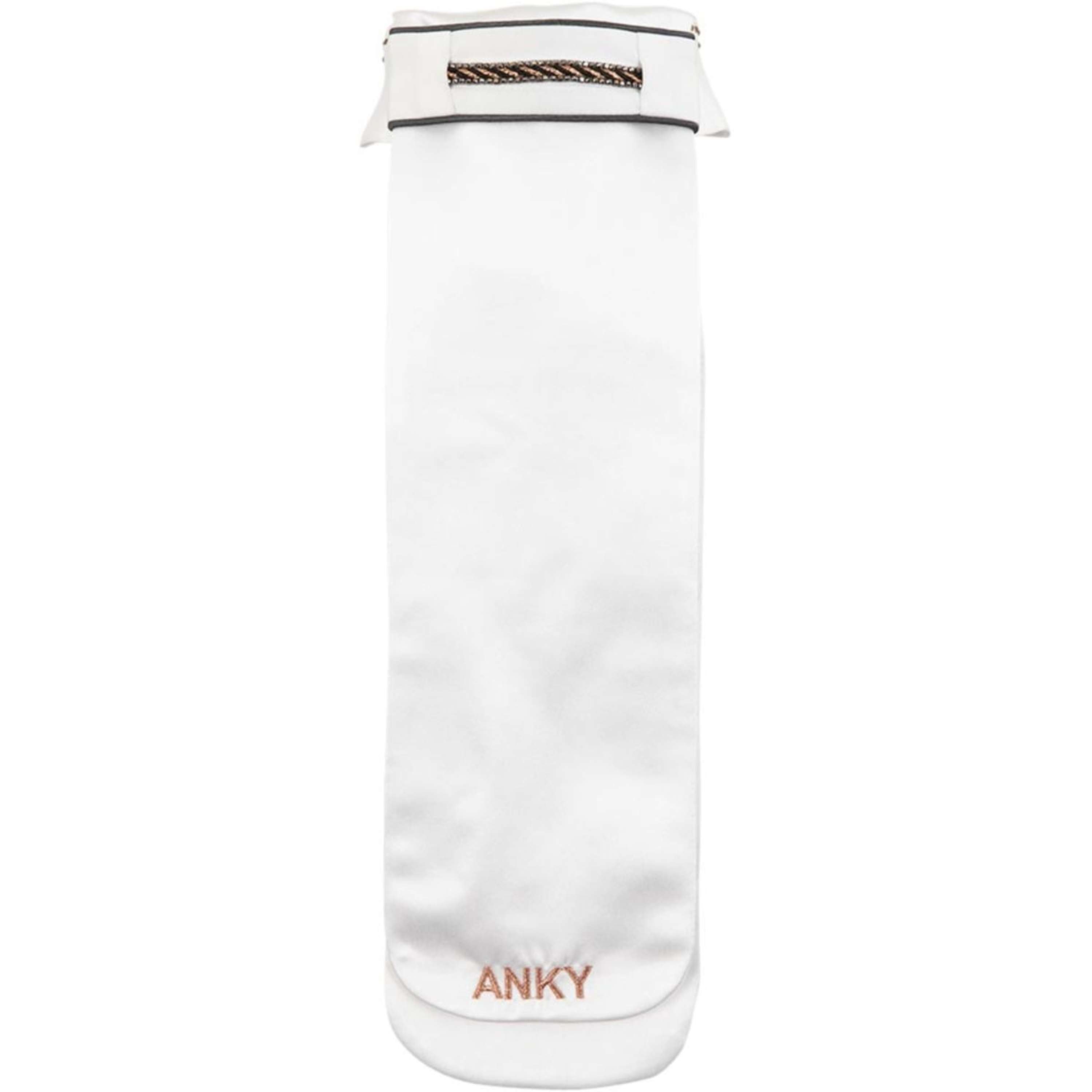 ANKY Plastron Multi-Fit Cols Détachables Blanc/Gris
