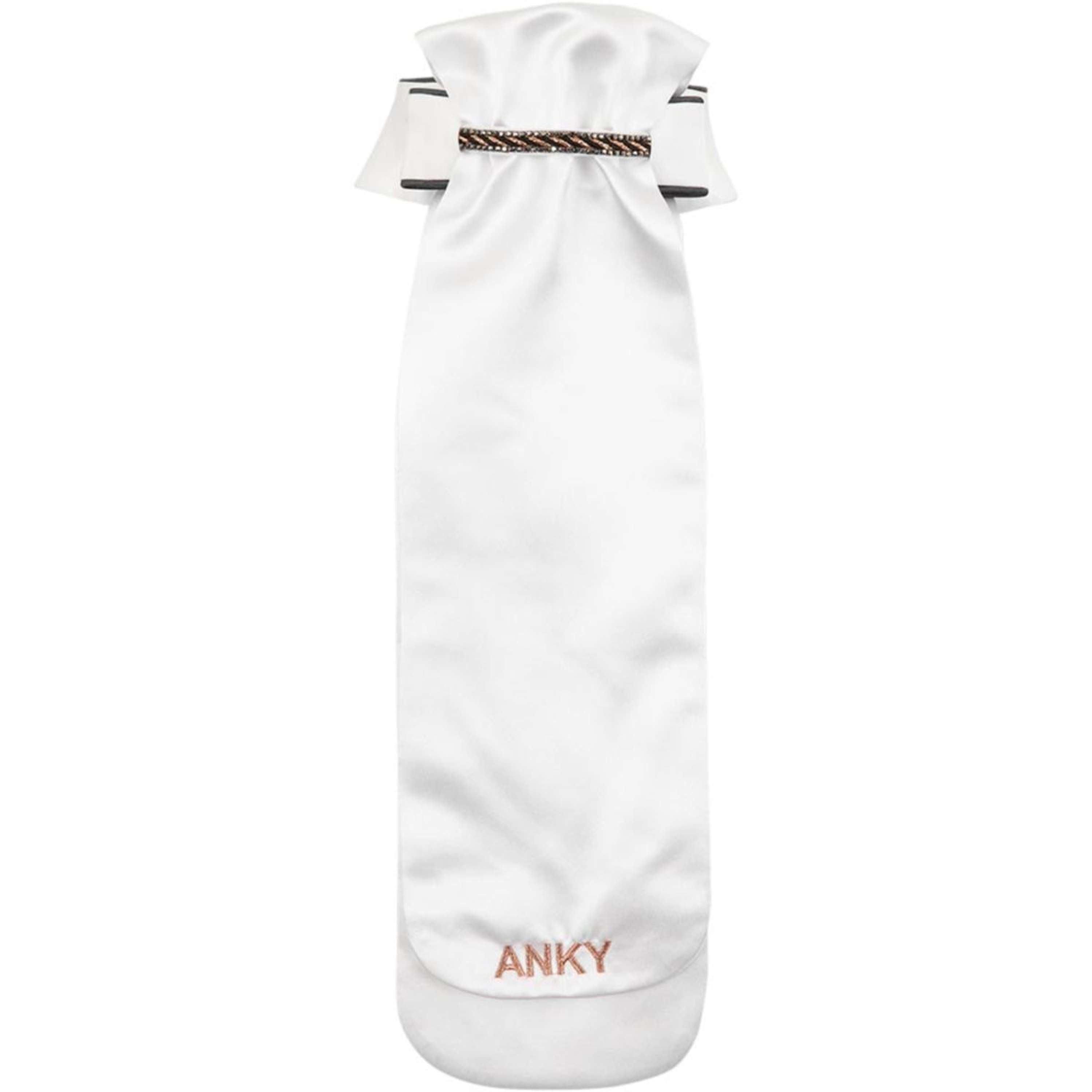 ANKY Plastron Multi-Fit Cols Détachables Blanc/Gris