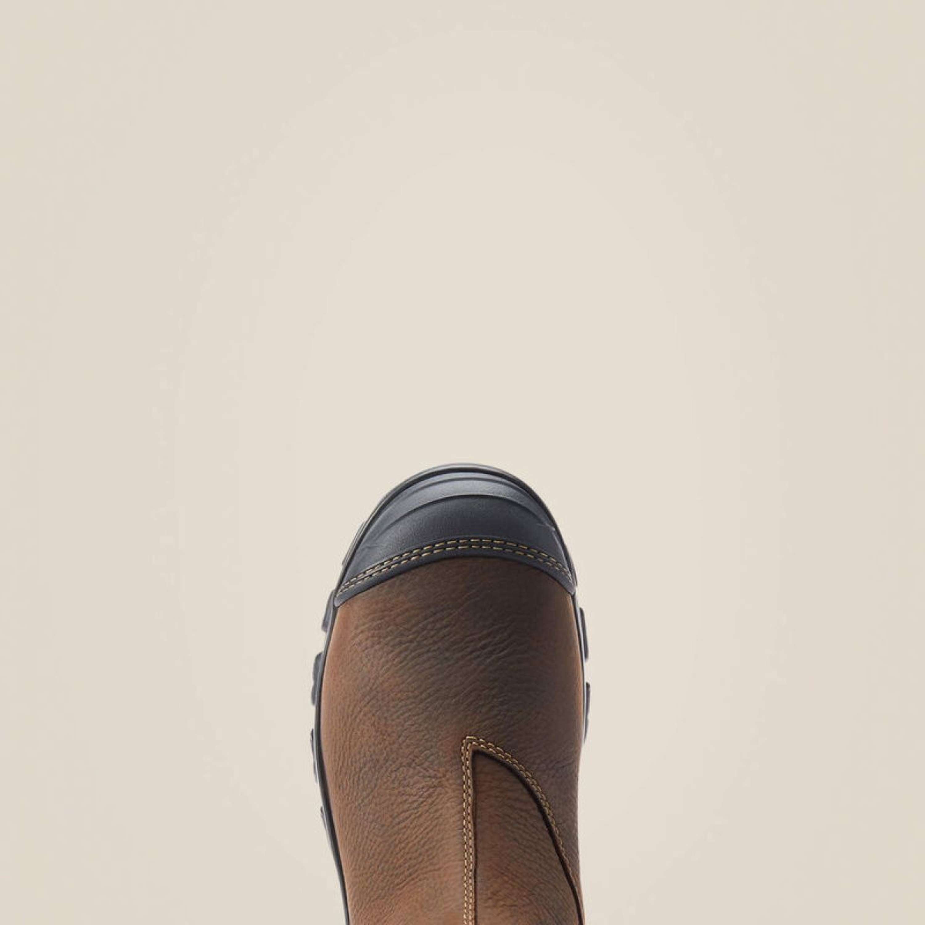 Ariat Jodhpurs Treadfast Chelsea Waterproof Steel Toe Hommes Marron foncé