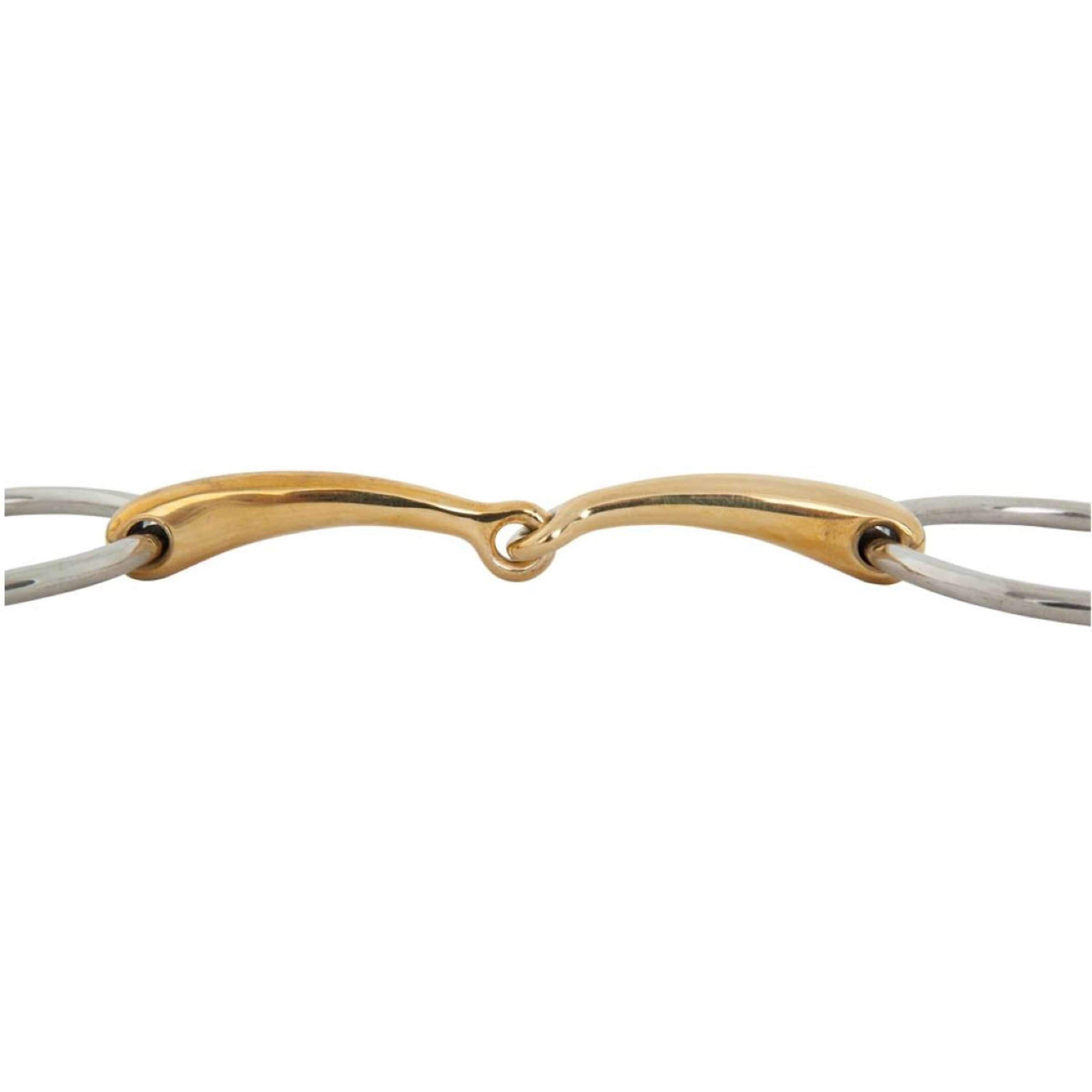 BR Mors de Filet Caoutchouc Soft Contact Courbé 12mm