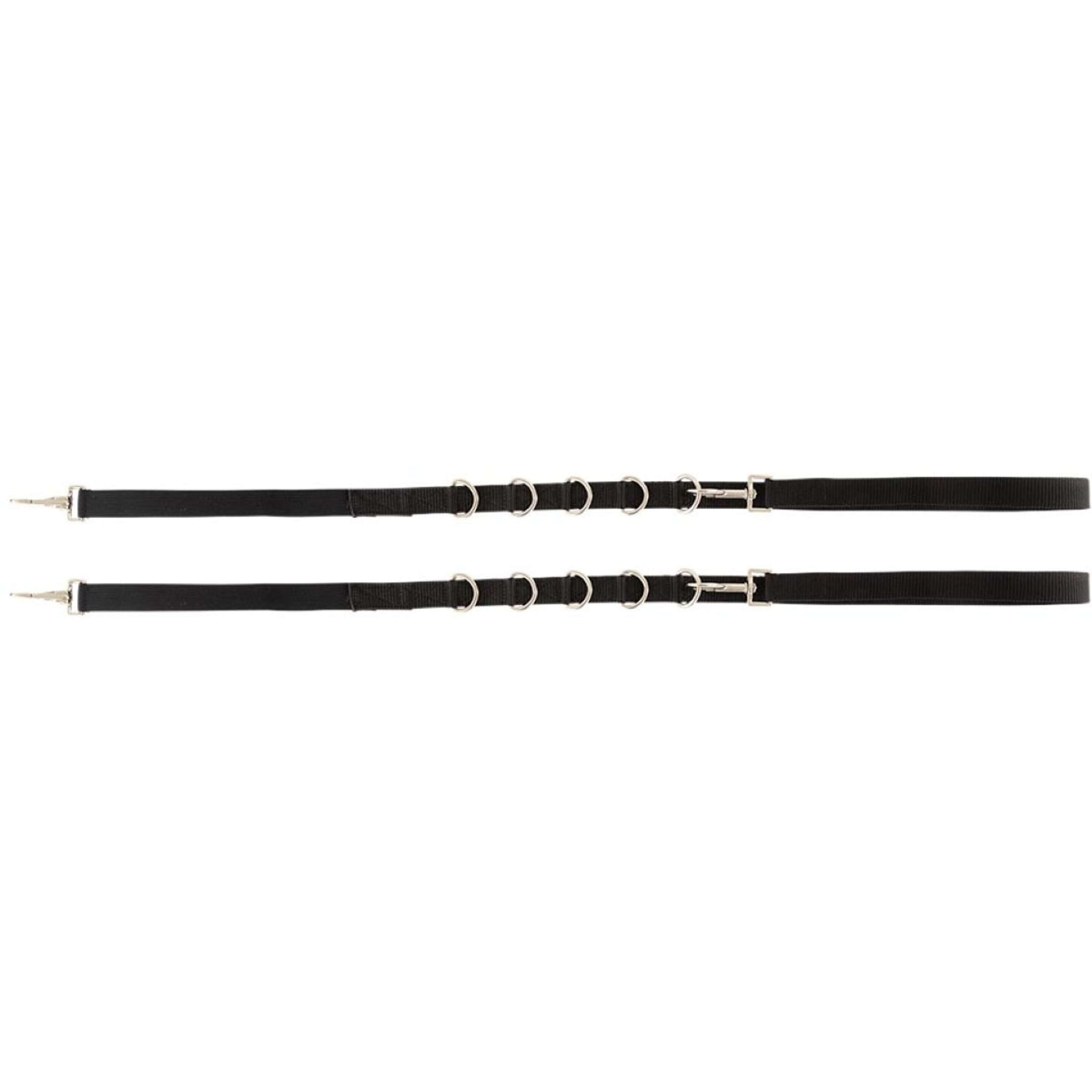 BR Rênes Fixes avec Élastique Noir