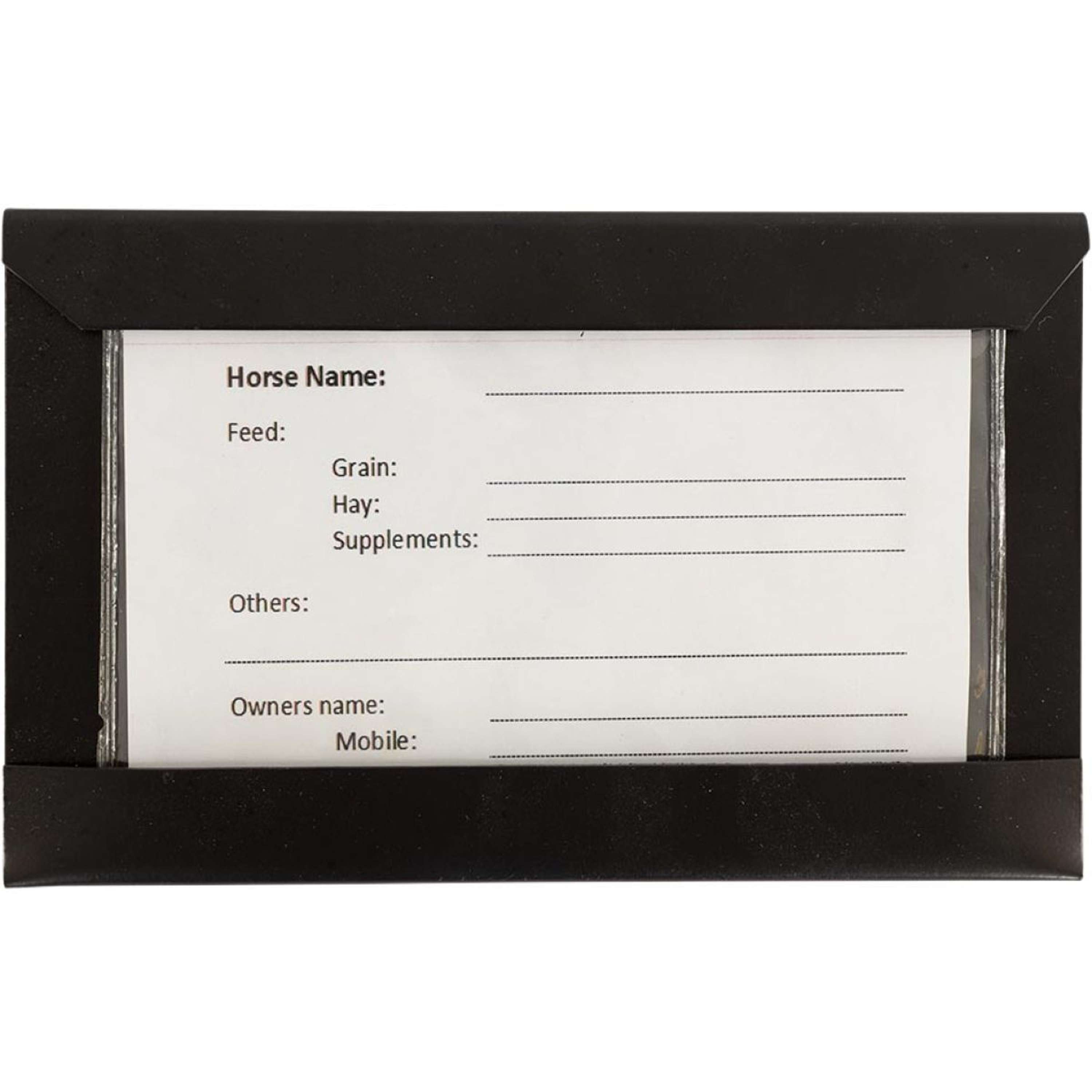 Premiere Plaque de Box Noir