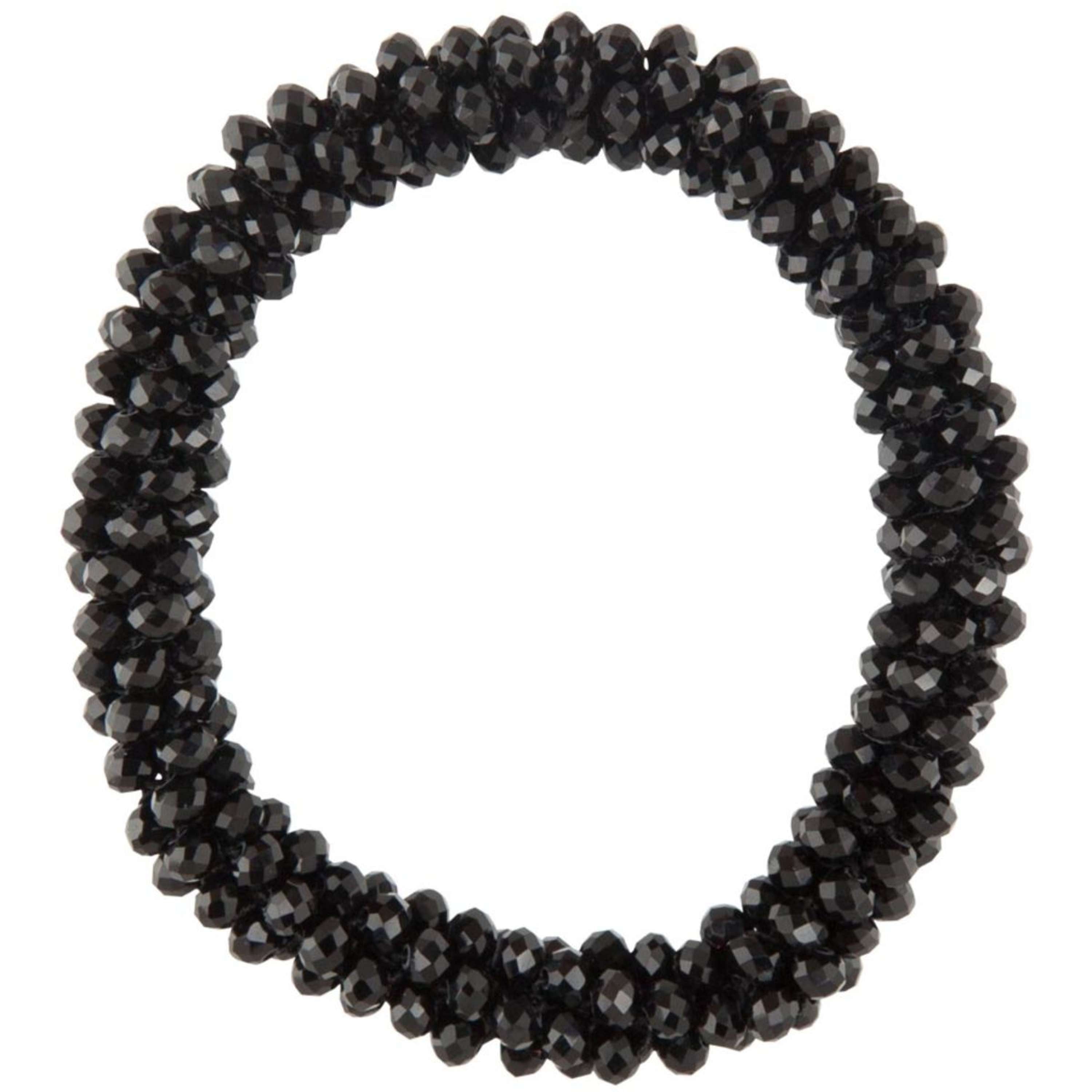 BR Elastique à Cheveux Kiki Crystal Noir