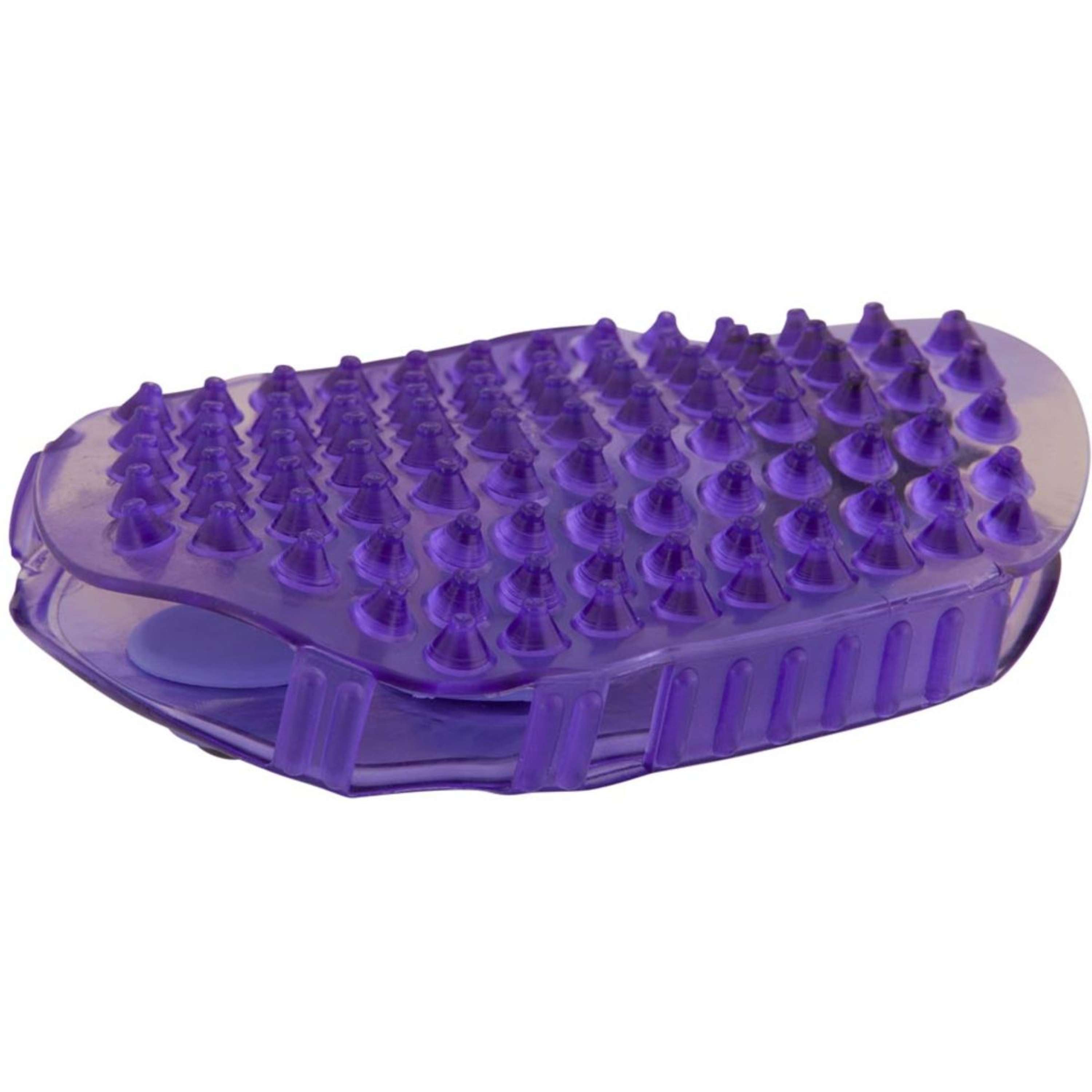 Premiere Brosse de Massage Acier Inoxydable Rouleaux Violet