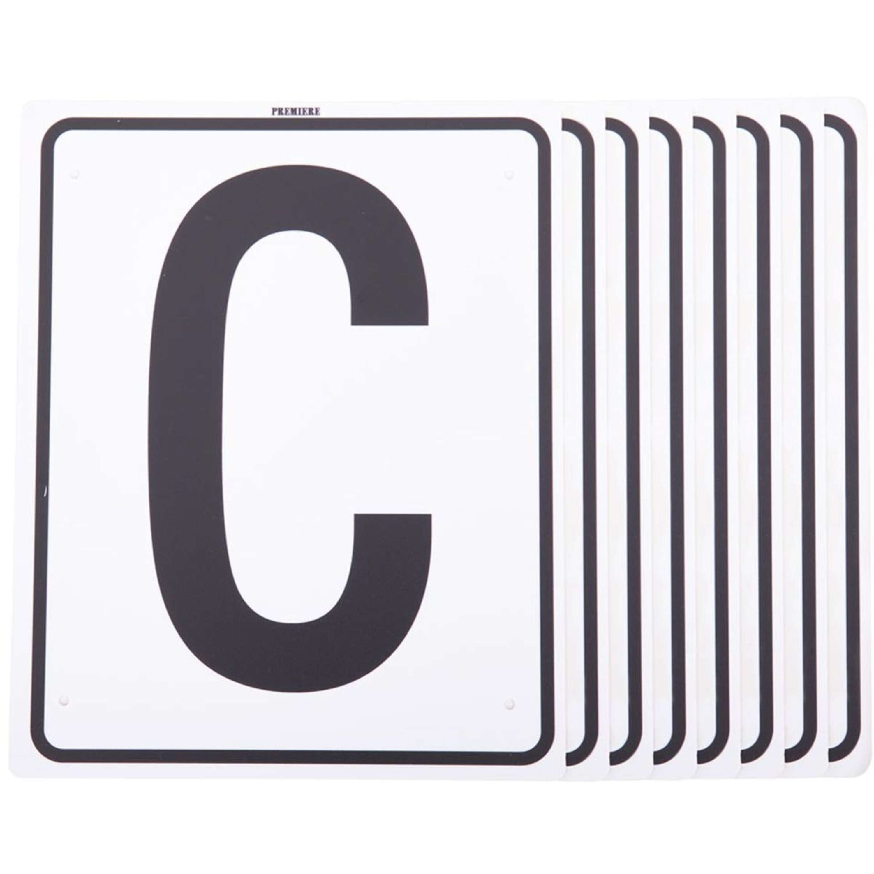 Premiere Lettres de Manège 20x25cm Blanc