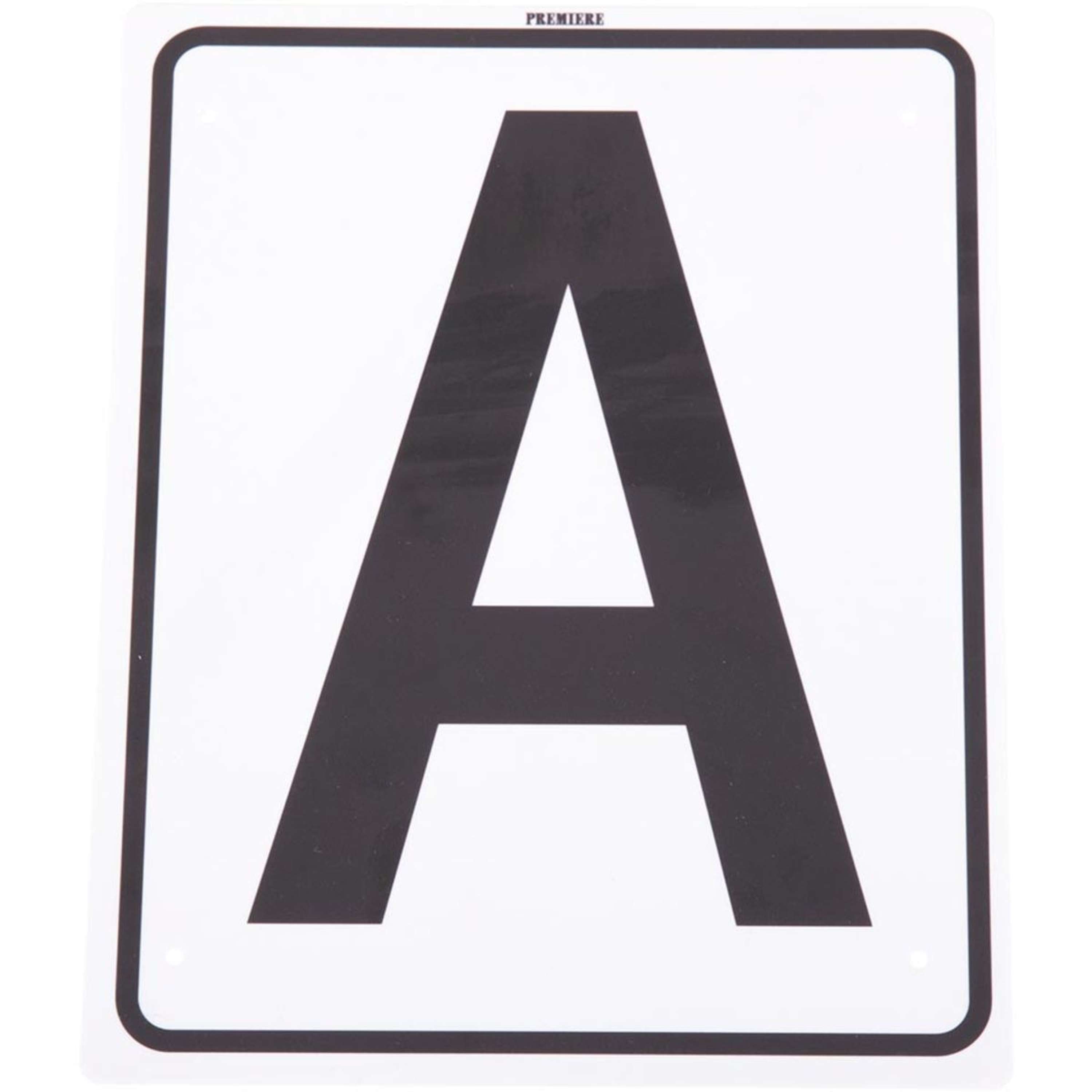 Premiere Lettres de Manège 20x25cm Blanc