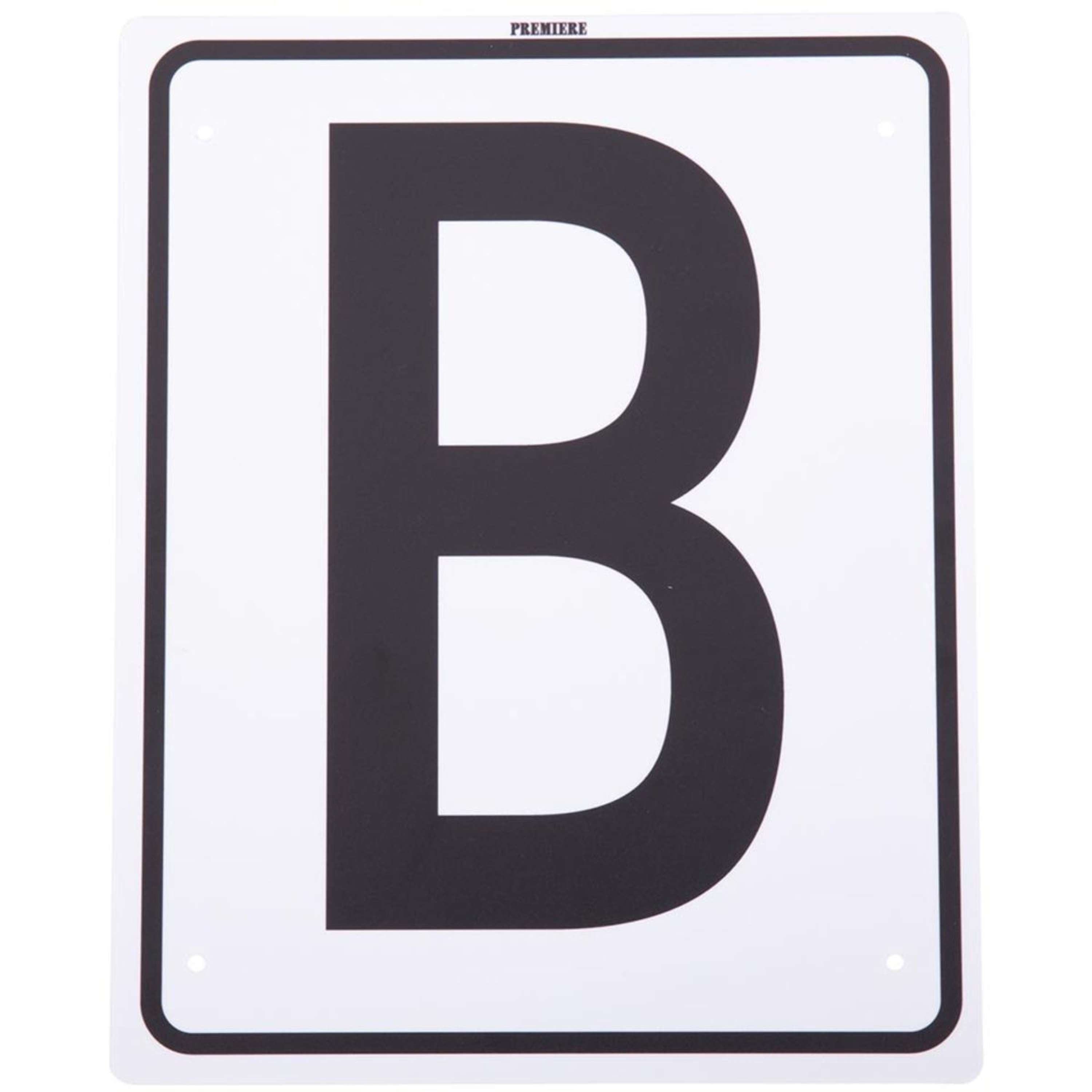 Premiere Lettres de Manège 20x25cm Blanc