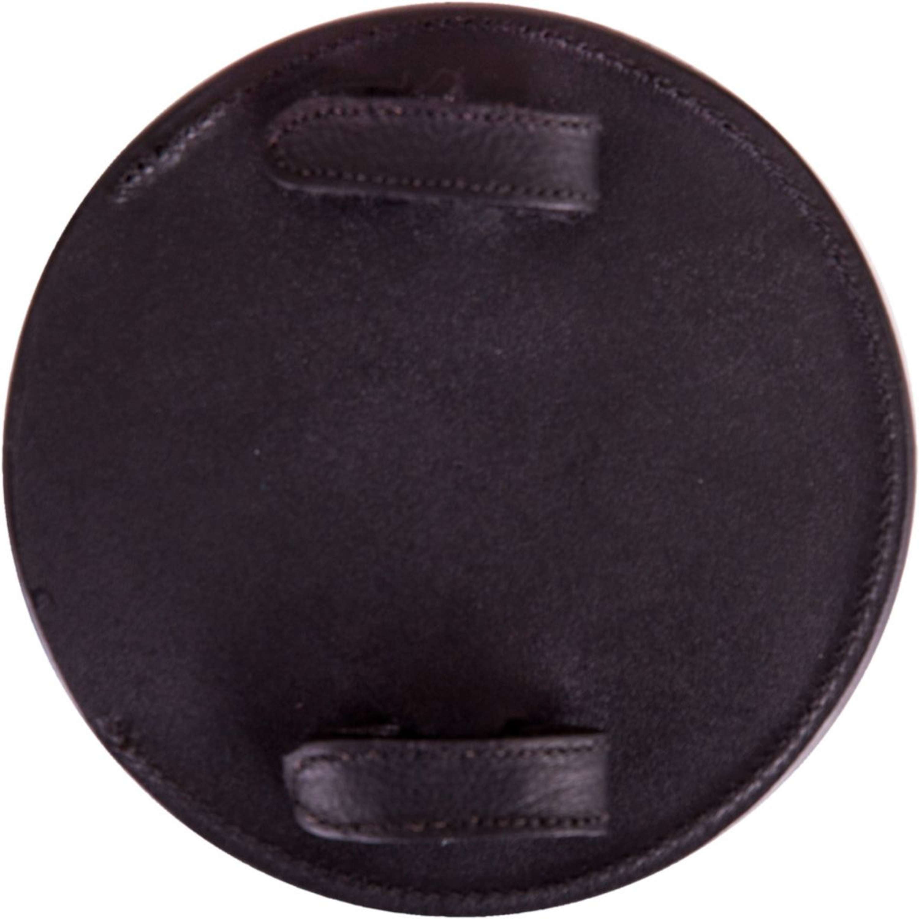 BR Numéros de Dossards Rond Cuir Noir