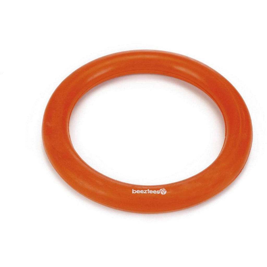 Beeztees Anneau Caoutchouc Massif Orange