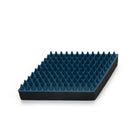 Beeztees Brosse de Massage Caoutchouc Grand Bleu