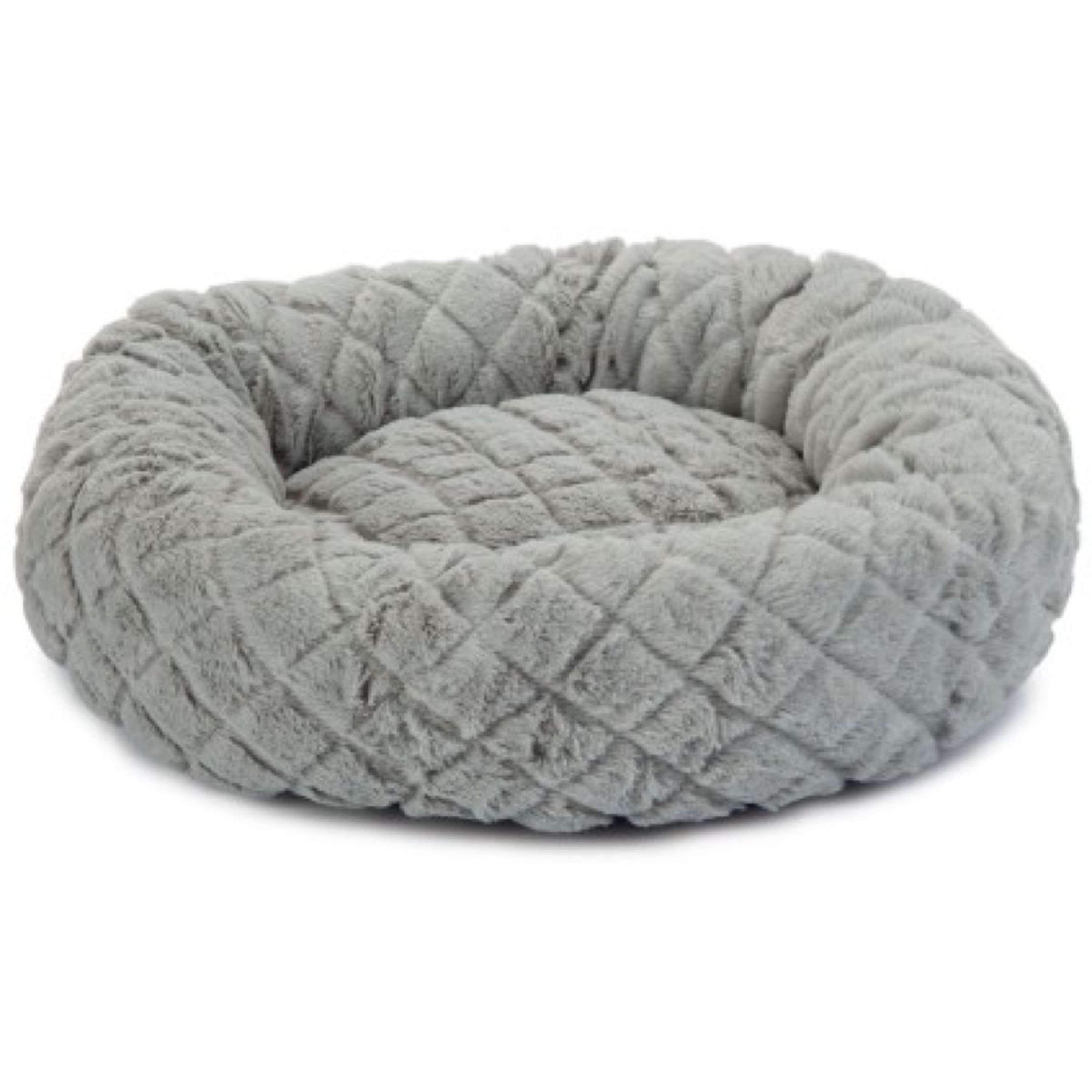 Beeztees Panier pour Chat Levisa Peluche Gris