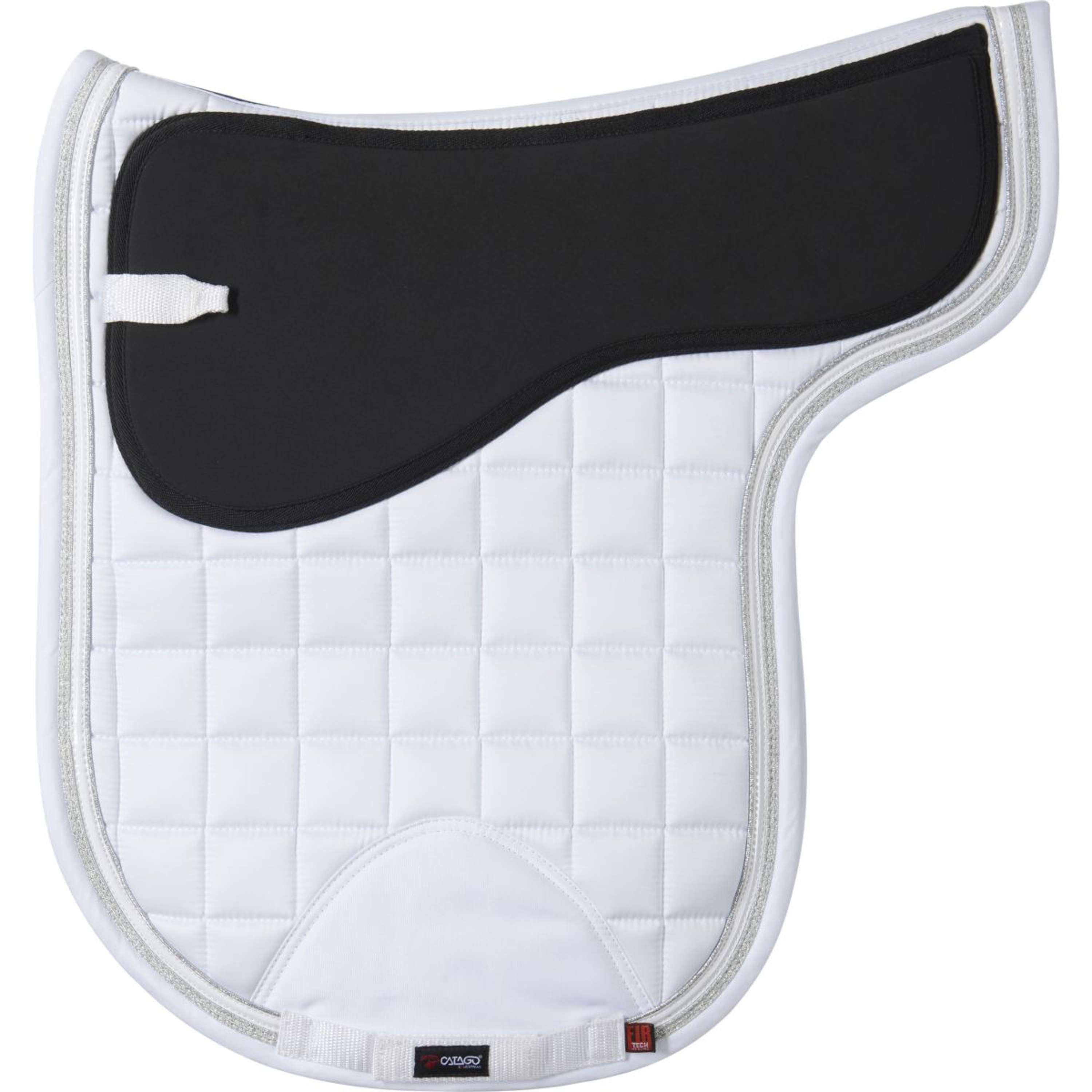 Catago Tapis de Selle FIR-Tech Elegant Néoprène Islandais Blanc