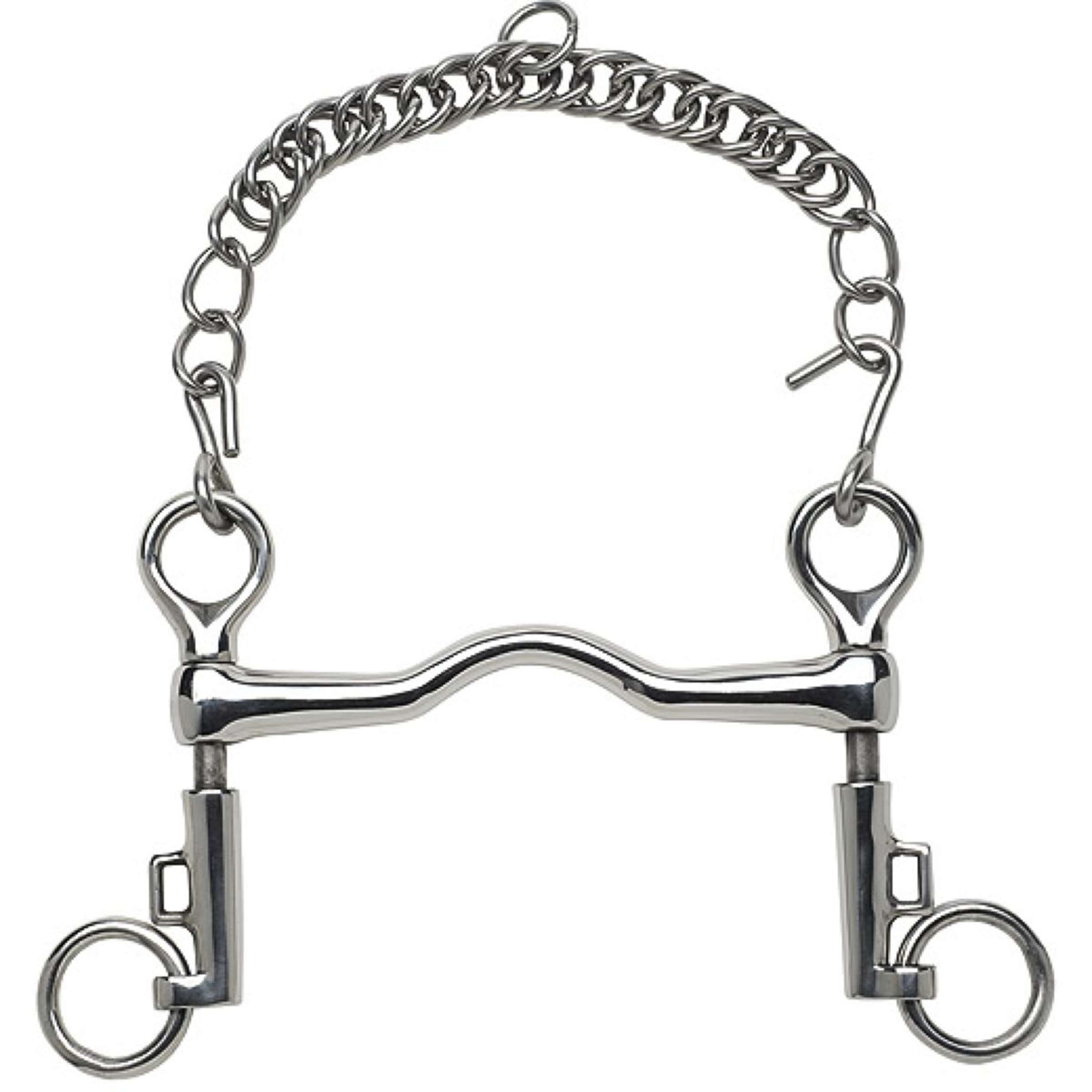 Feeling Mors de Dressage Saumur Branches Courtes Inox Massif 15mm