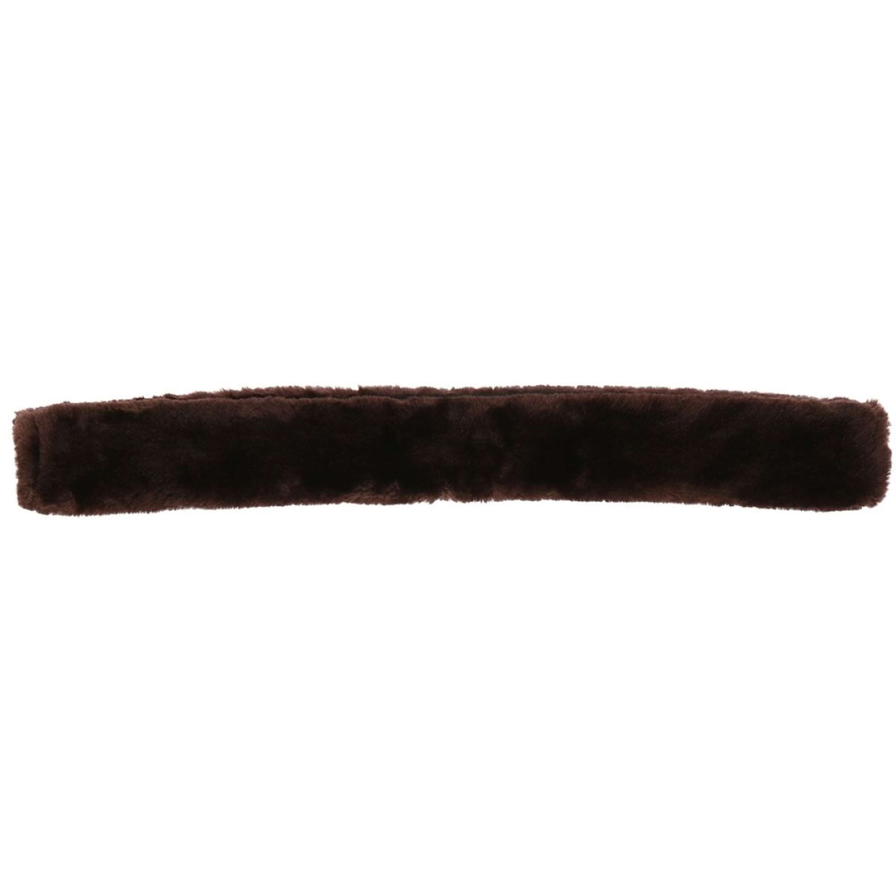 EQUITHÈME Fourrure de Collier de Chasse Teddy Marron