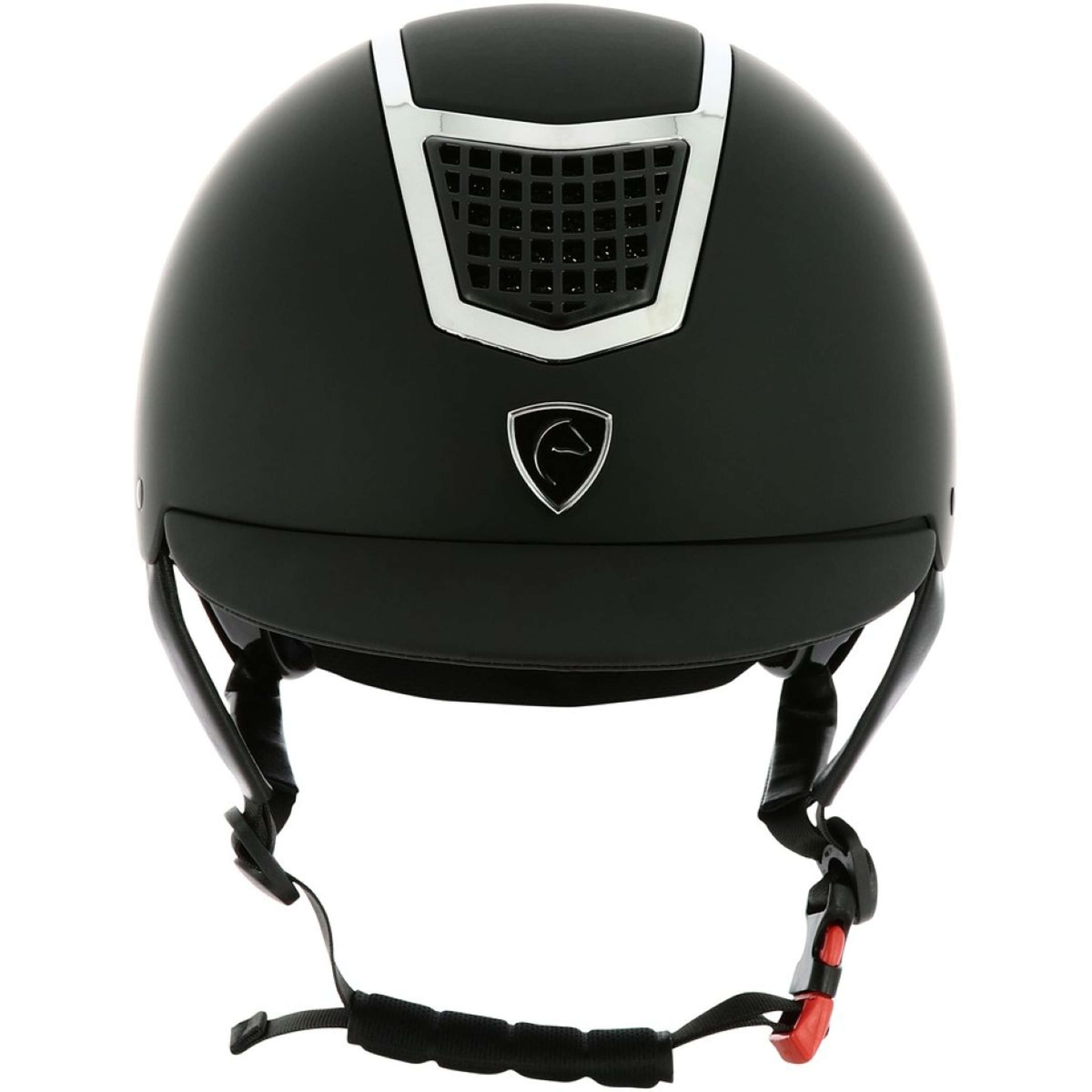 EQUITHÈME Bombe Airy Argent/Noir